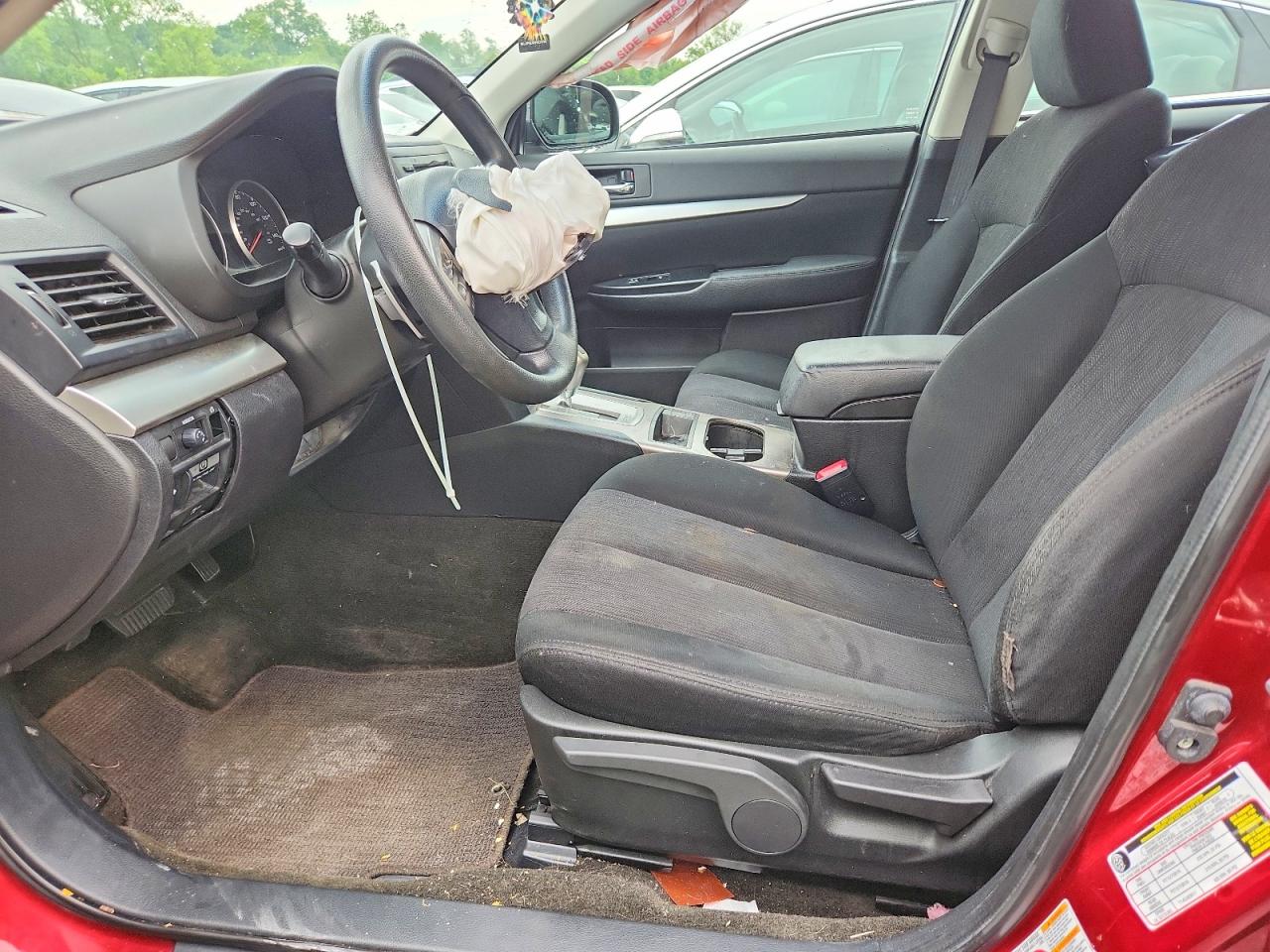 2013 Subaru Outback 2.5i Red vin: 4S4BRCAC3D3248493