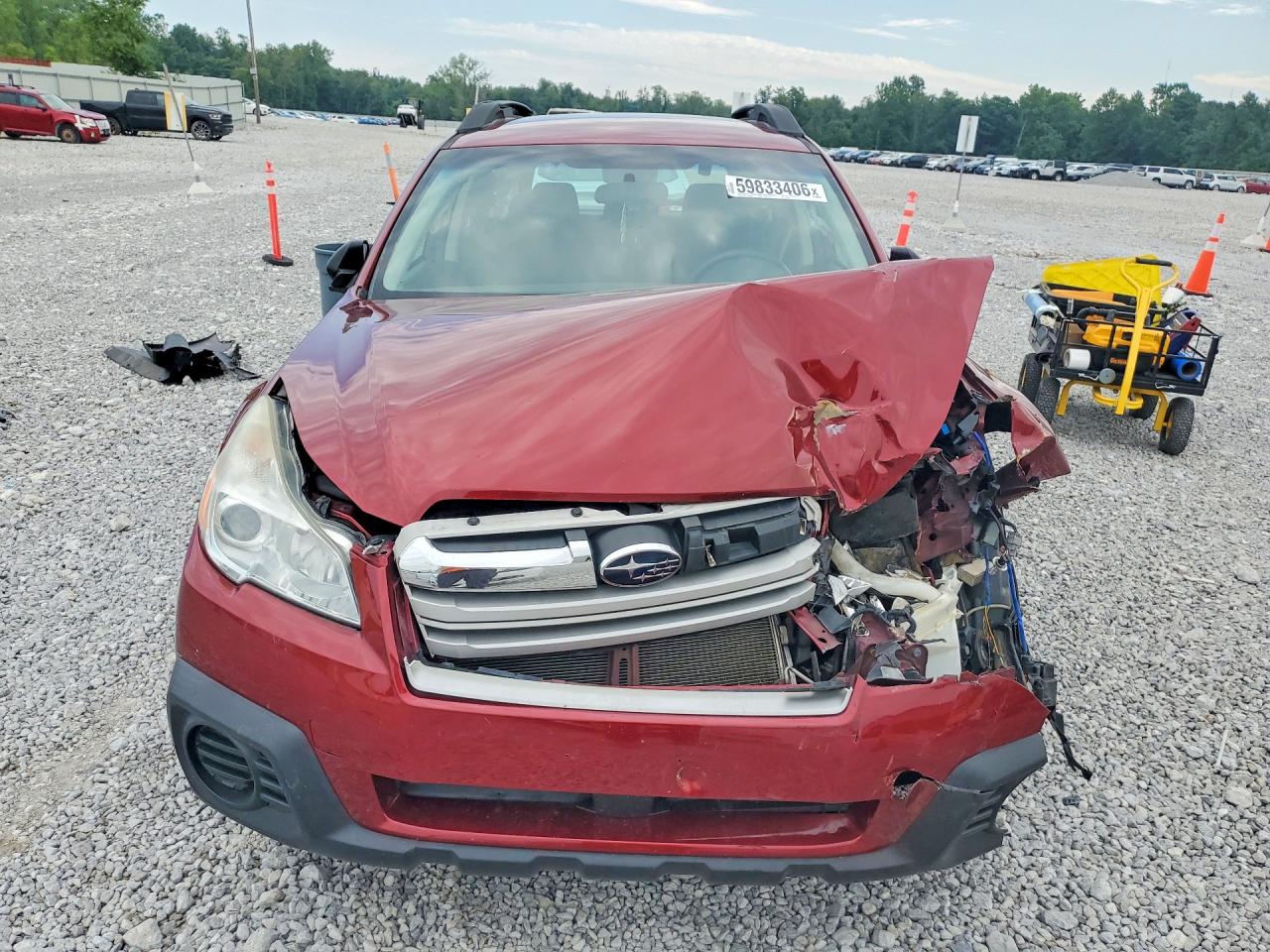 2013 Subaru Outback 2.5i Red vin: 4S4BRCAC3D3248493