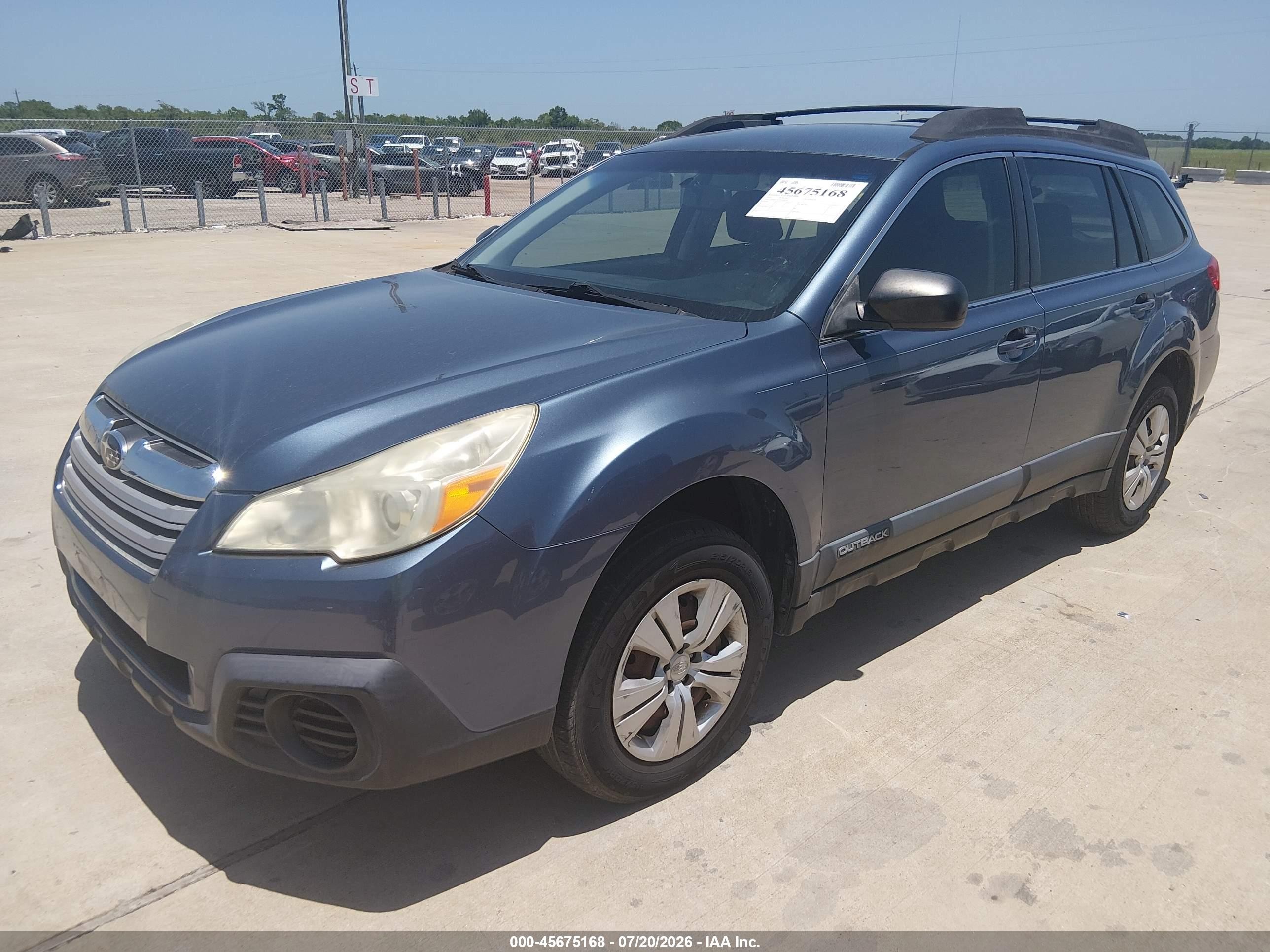 2013 Subaru Outback 2.5i Light Blue vin: 4S4BRCAC3D3284359
