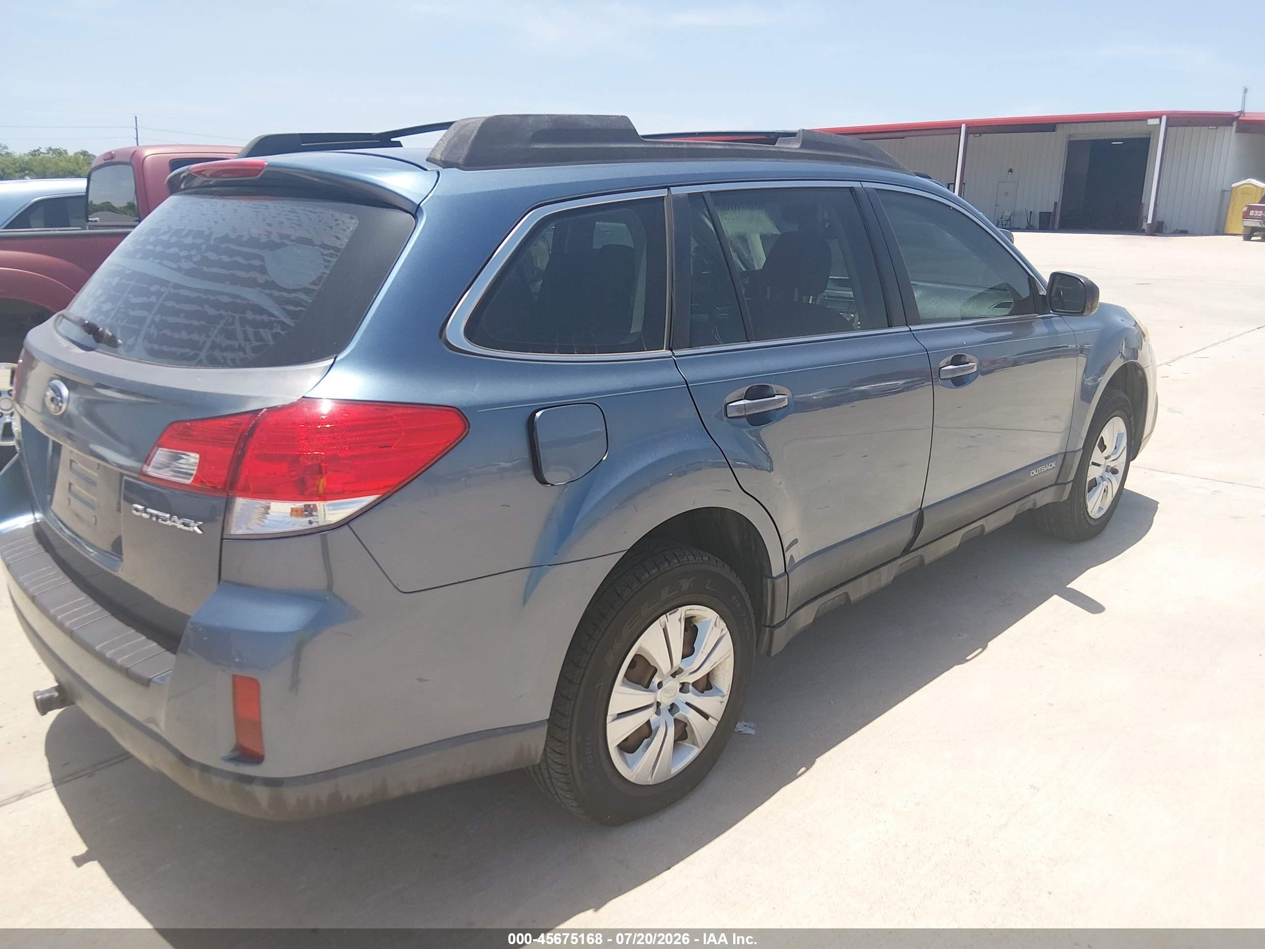 2013 Subaru Outback 2.5i Light Blue vin: 4S4BRCAC3D3284359