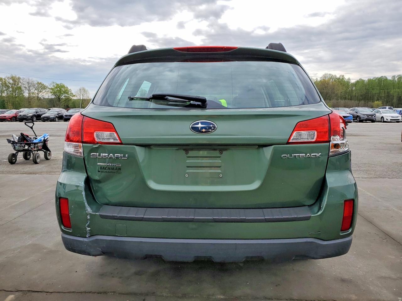 2013 Subaru Outback 2.5i Green vin: 4S4BRCAC3D3300396