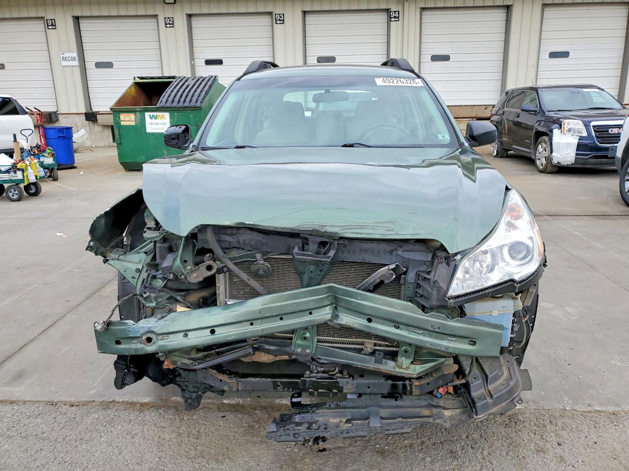 2013 Subaru Outback 2.5i Green vin: 4S4BRCAC3D3300396