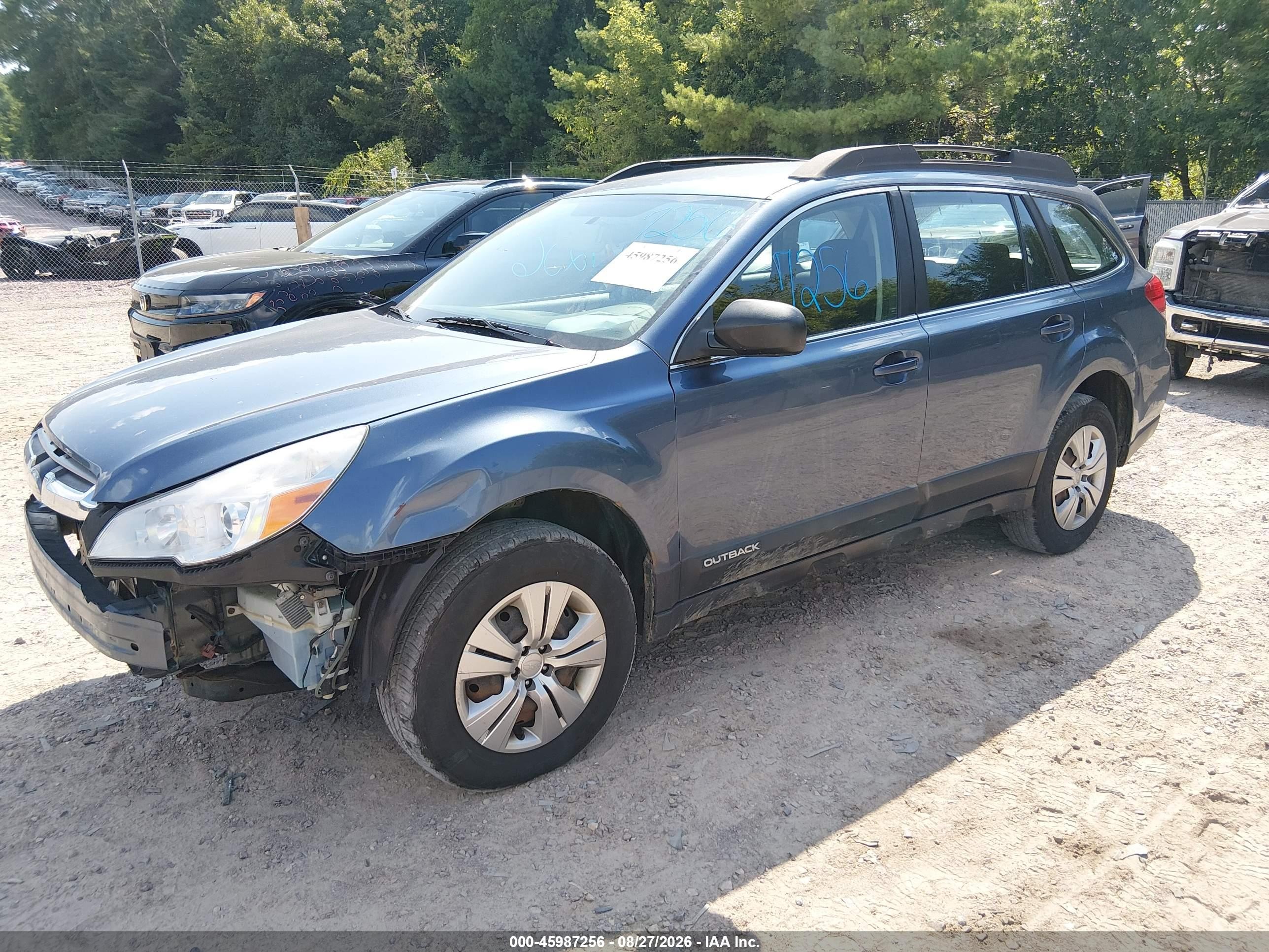 2013 Subaru Outback 2.5i Light Blue vin: 4S4BRCAC3D3320230