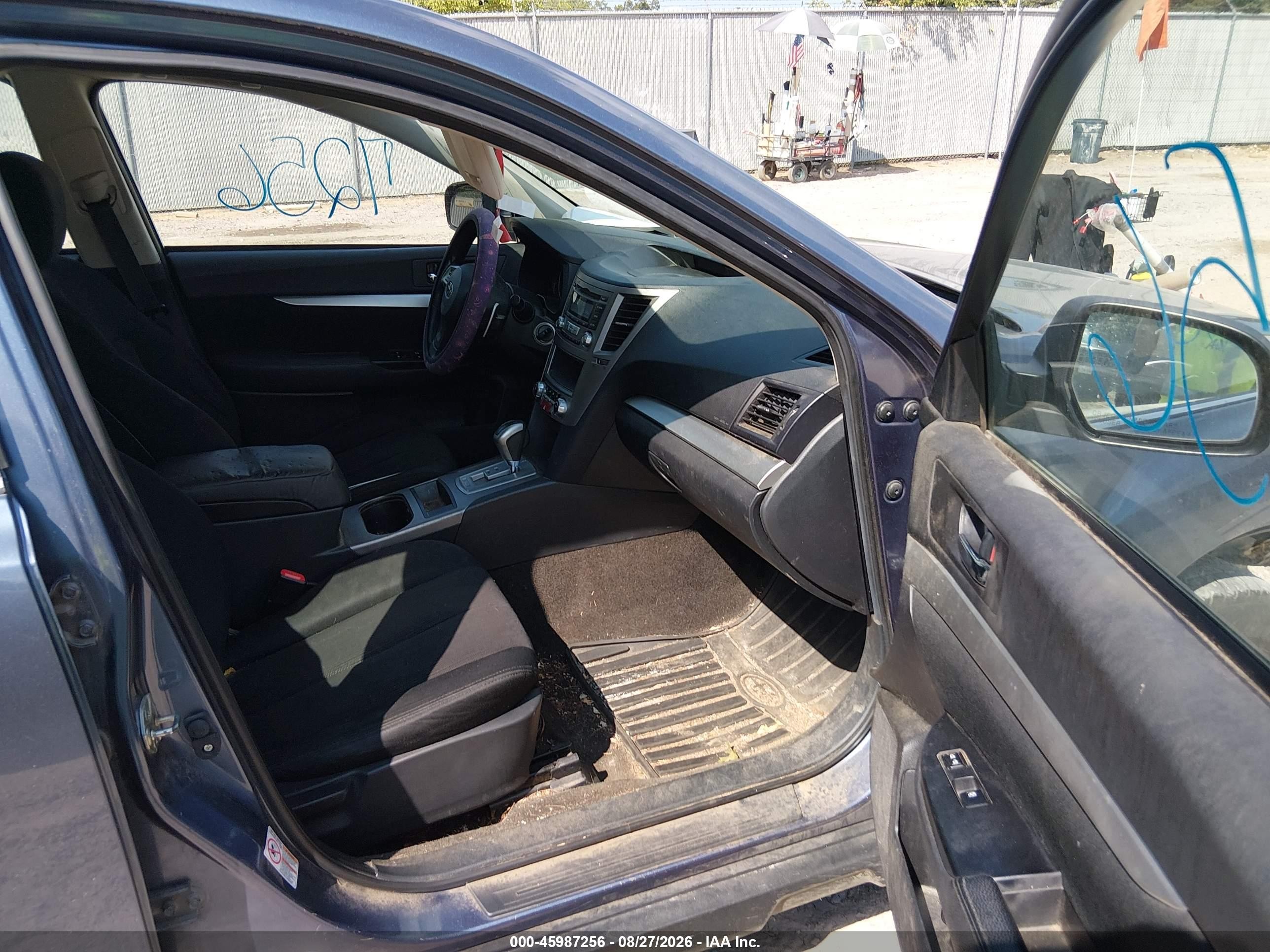 2013 Subaru Outback 2.5i Light Blue vin: 4S4BRCAC3D3320230