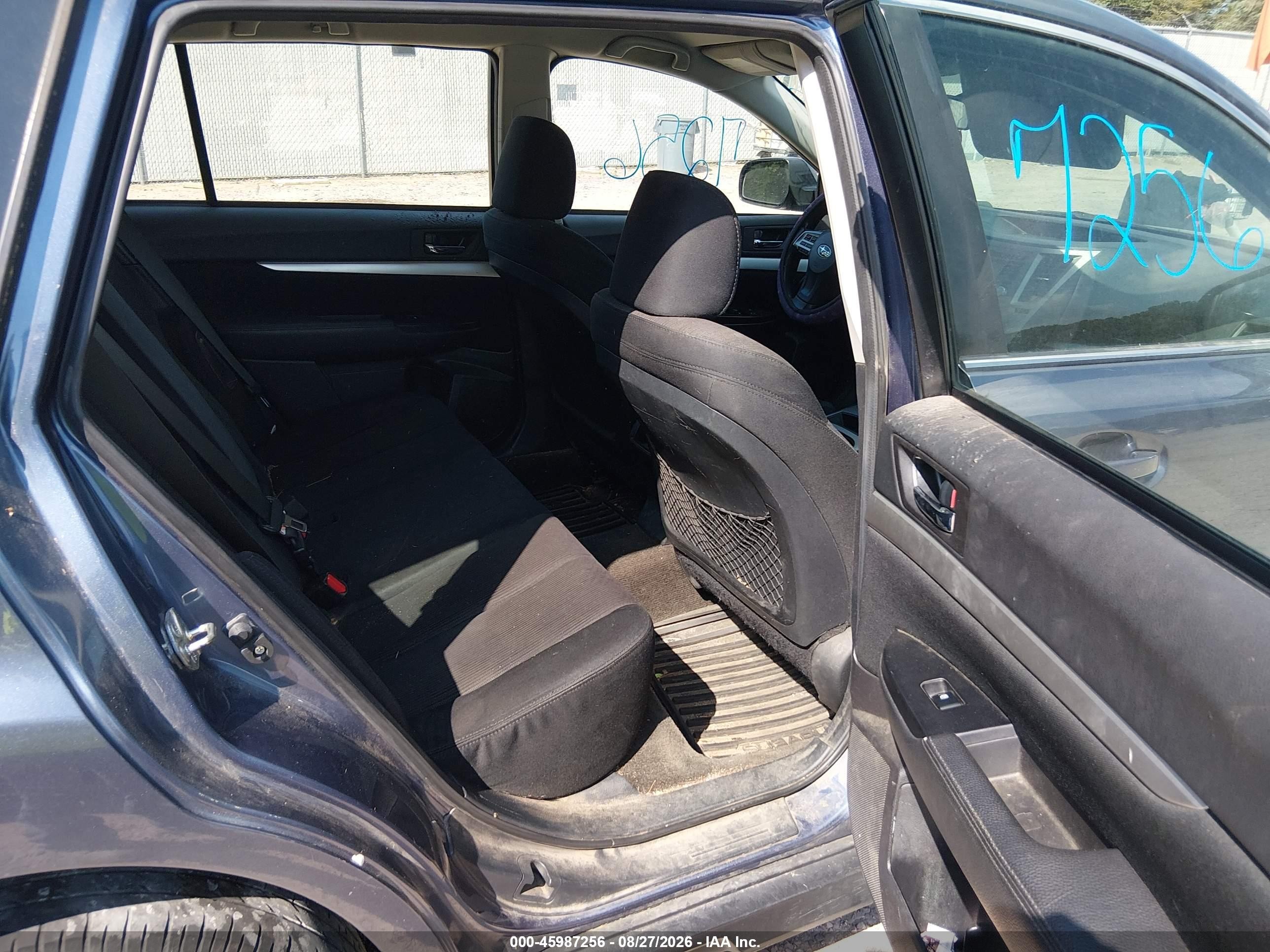 2013 Subaru Outback 2.5i Light Blue vin: 4S4BRCAC3D3320230