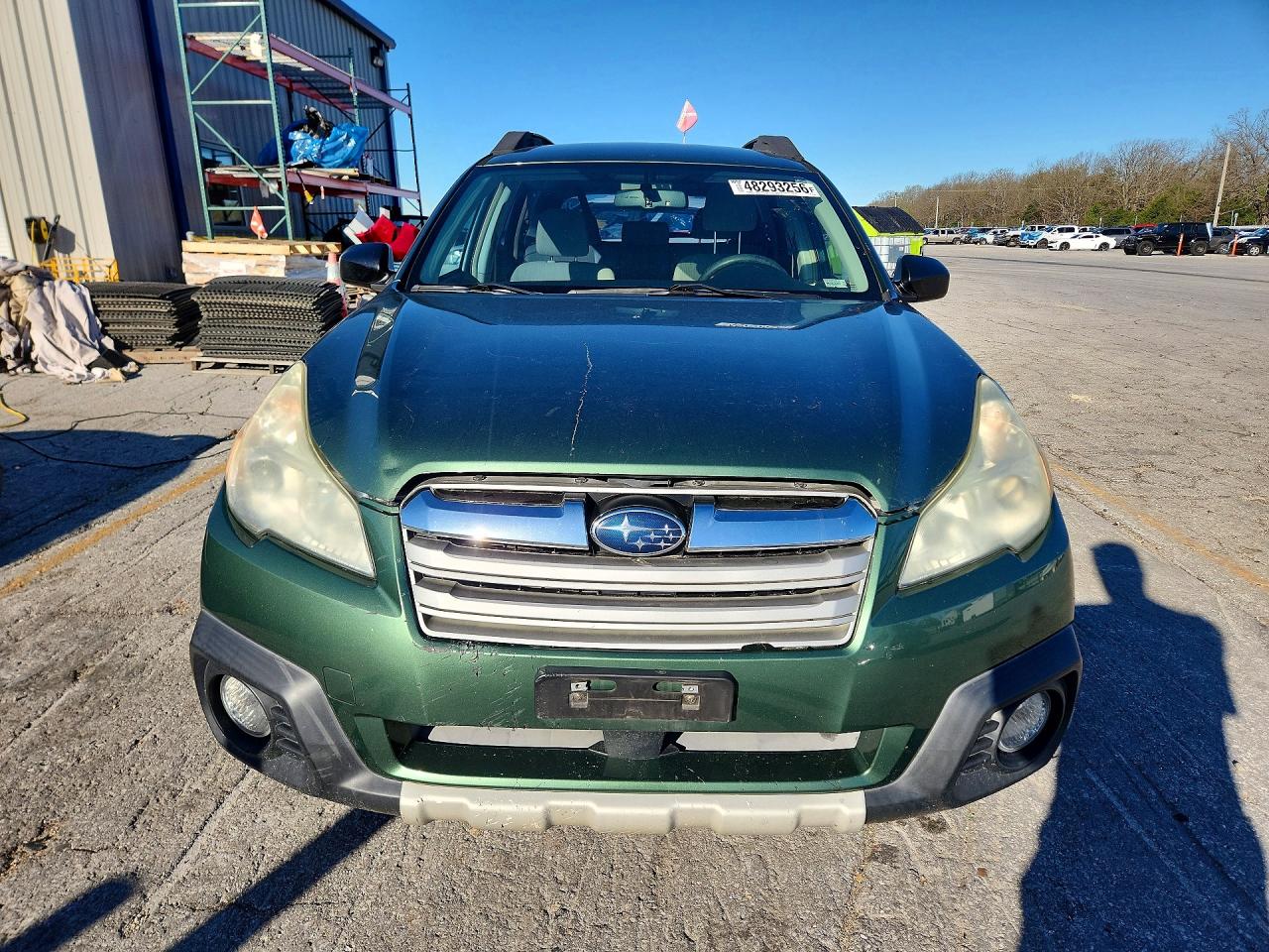 2014 Subaru Outback 2.5i Green vin: 4S4BRCAC3E3328409