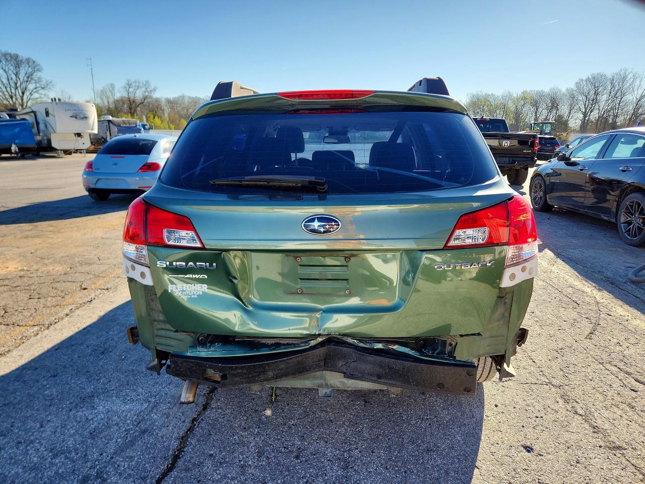 2014 Subaru Outback 2.5i Green vin: 4S4BRCAC3E3328409