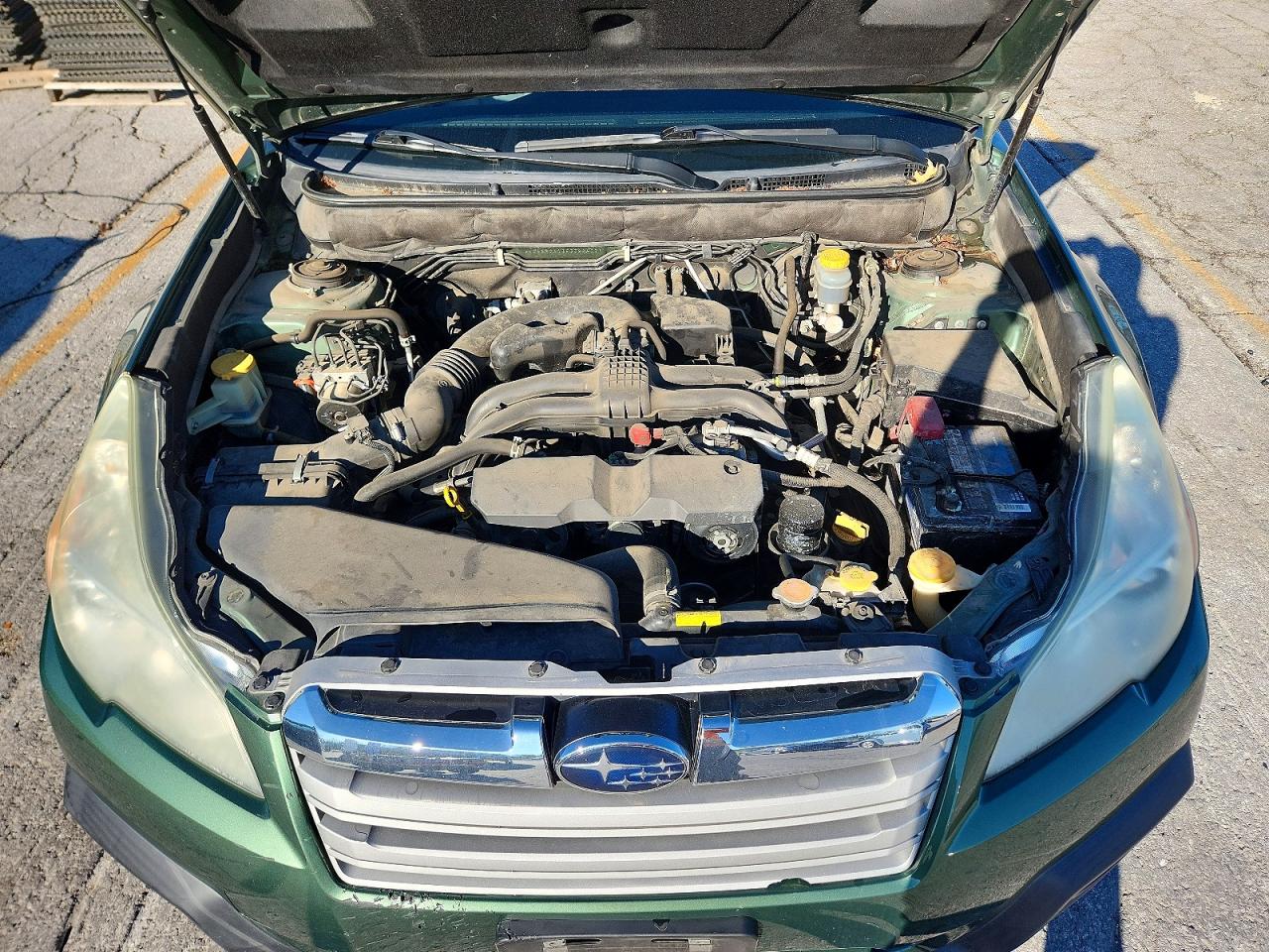 2014 Subaru Outback 2.5i Green vin: 4S4BRCAC3E3328409