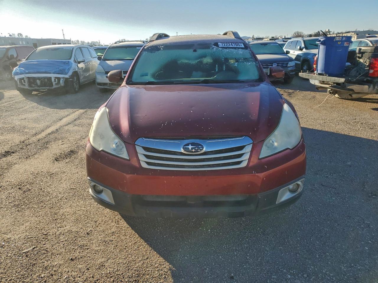 2012 Subaru Outback 2.5i Red vin: 4S4BRCAC4C3282618