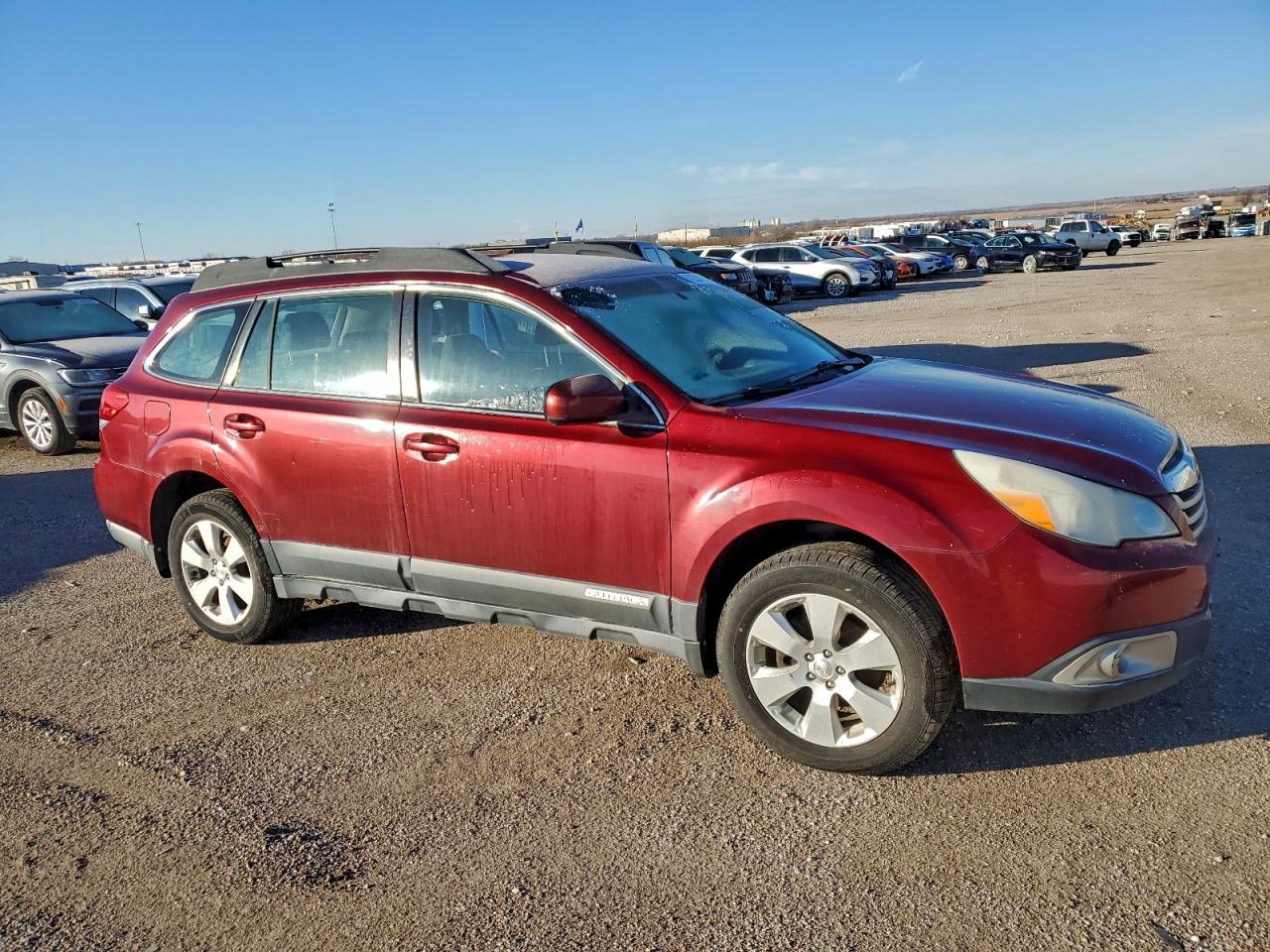 2012 Subaru Outback 2.5i Red vin: 4S4BRCAC4C3282618