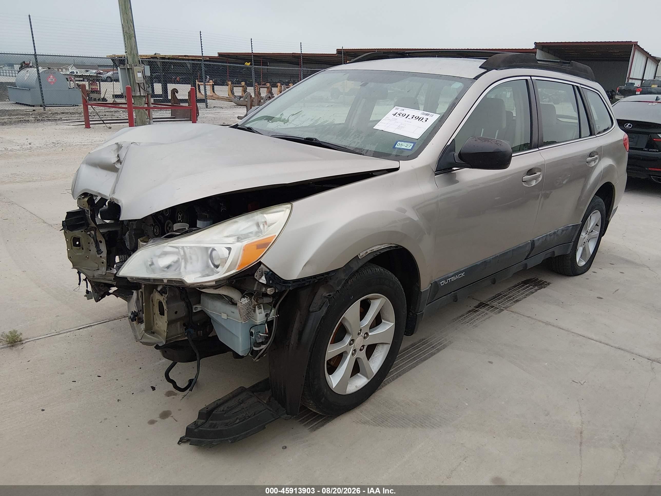2014 Subaru Outback 2.5i Beige vin: 4S4BRCAC4E3247743