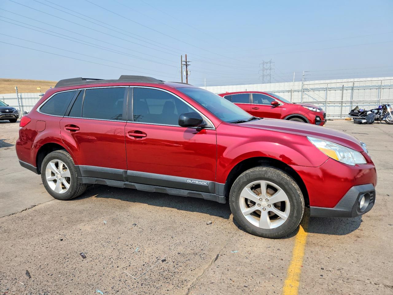 2014 Subaru Outback 2.5i Темно-бордовый vin: 4S4BRCAC4E3313353