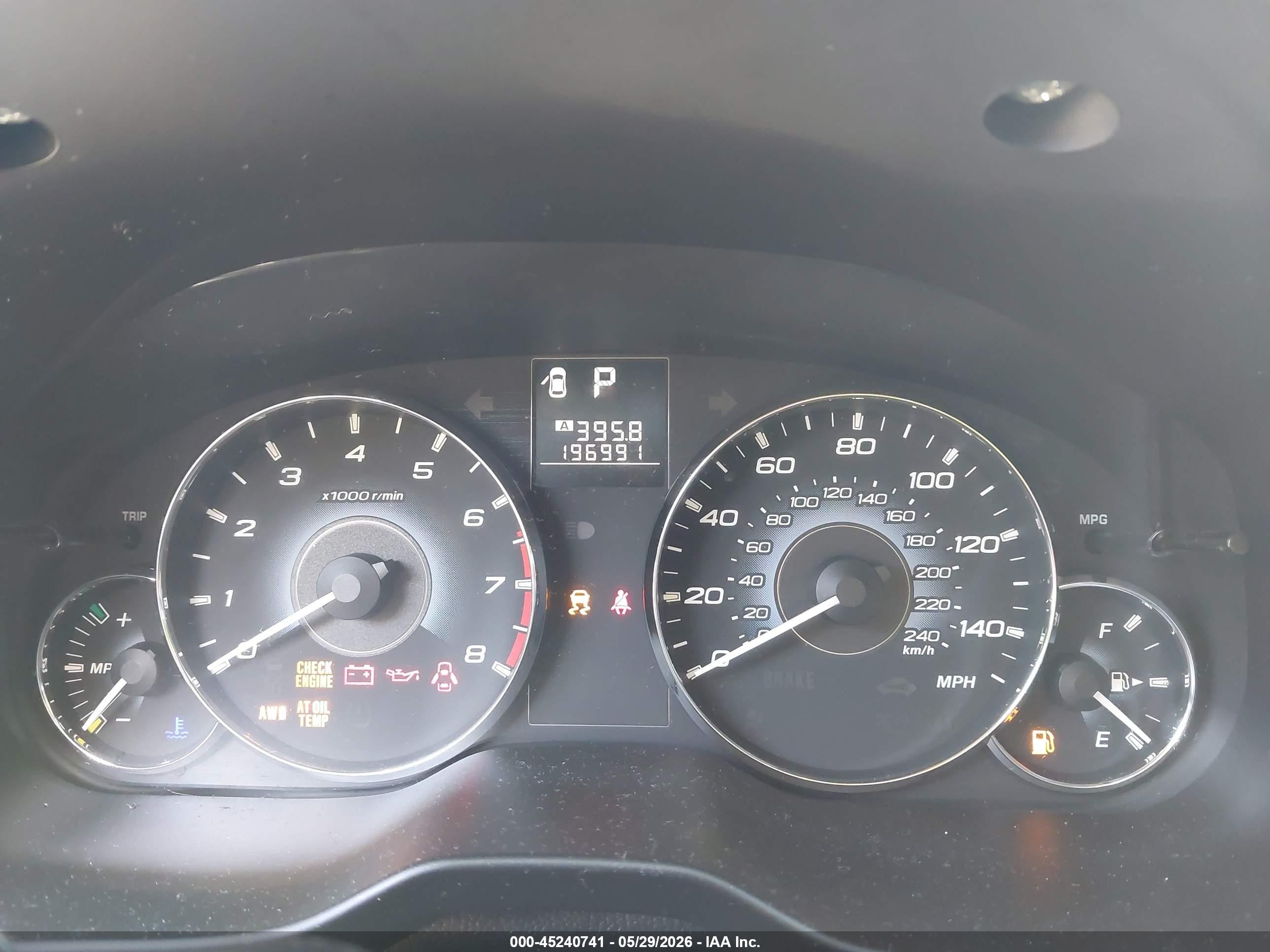2010 Subaru Outback 2.5i White vin: 4S4BRCAC5A3314019