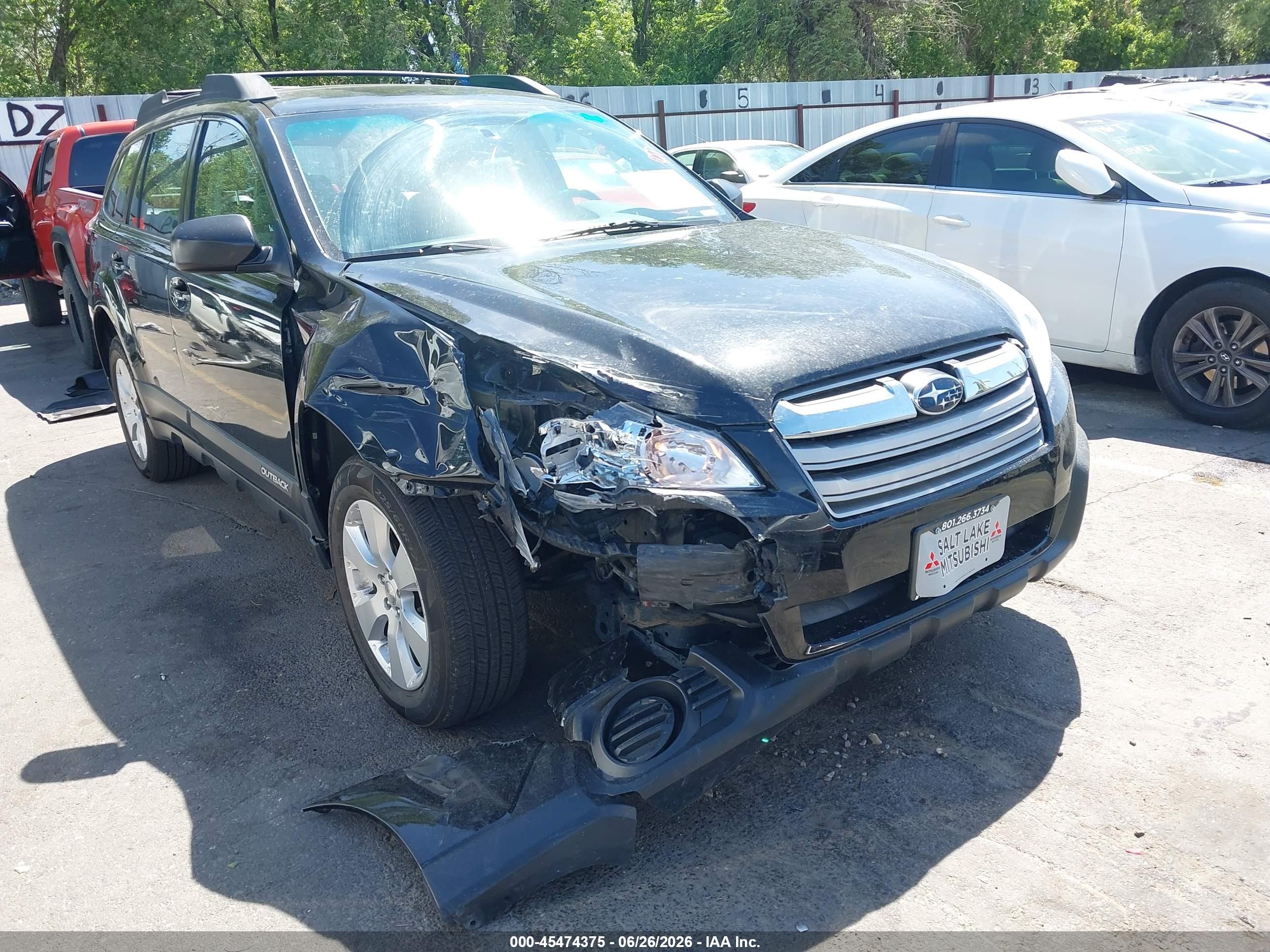 2013 Subaru Outback 2.5i Black vin: 4S4BRCAC5D1236308