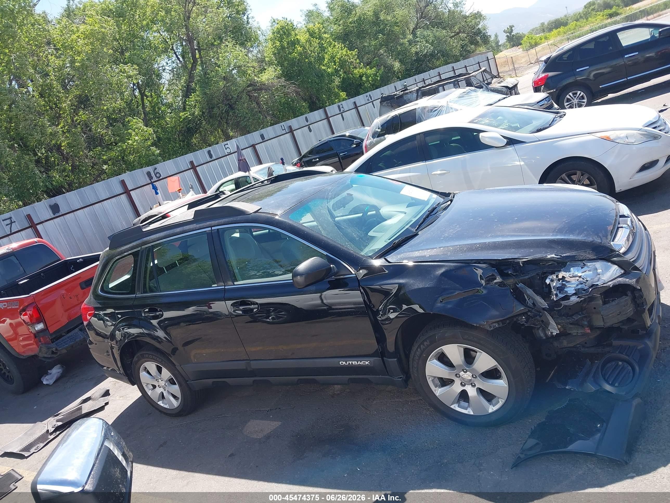 2013 Subaru Outback 2.5i Black vin: 4S4BRCAC5D1236308