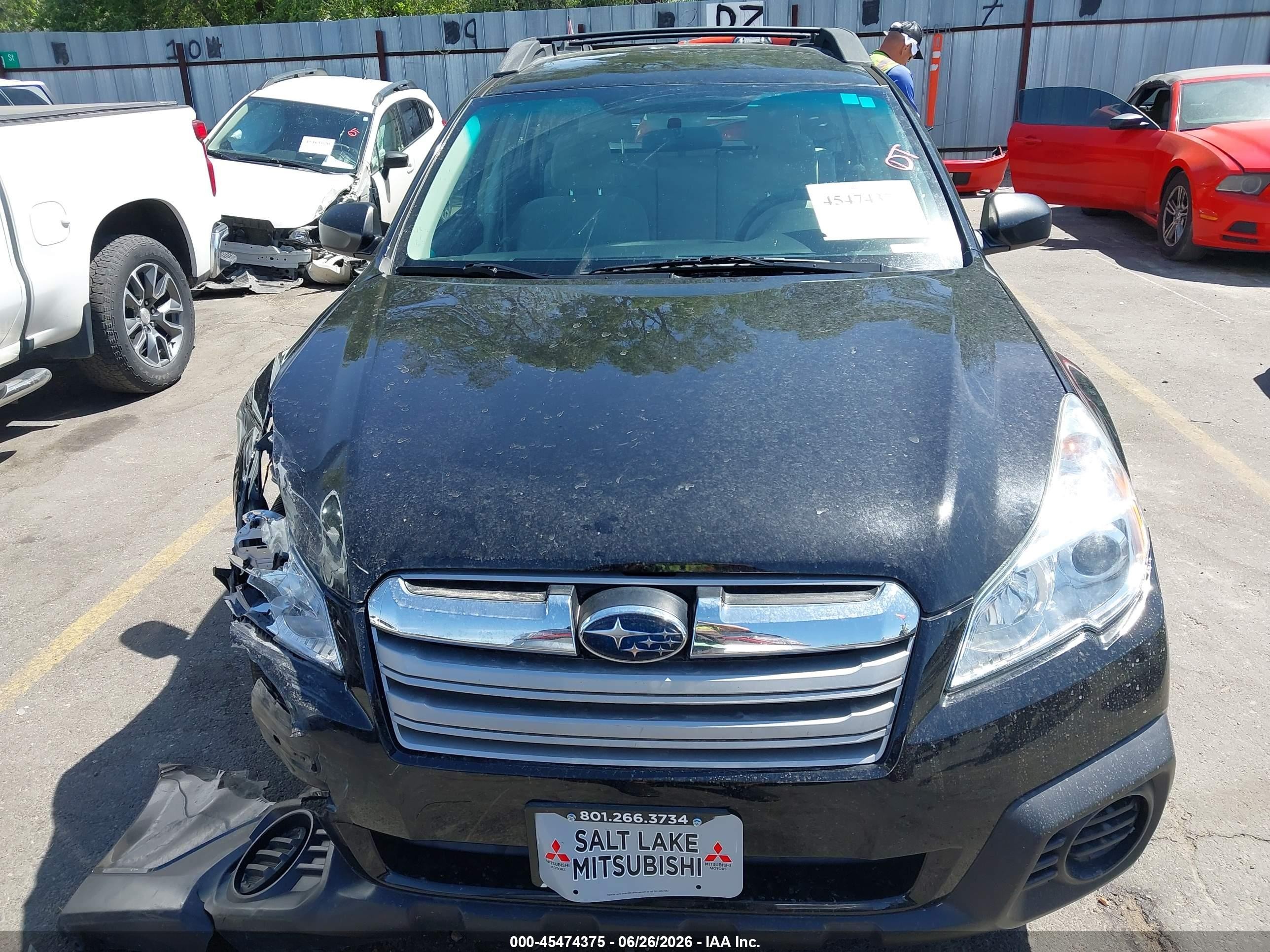 2013 Subaru Outback 2.5i Black vin: 4S4BRCAC5D1236308