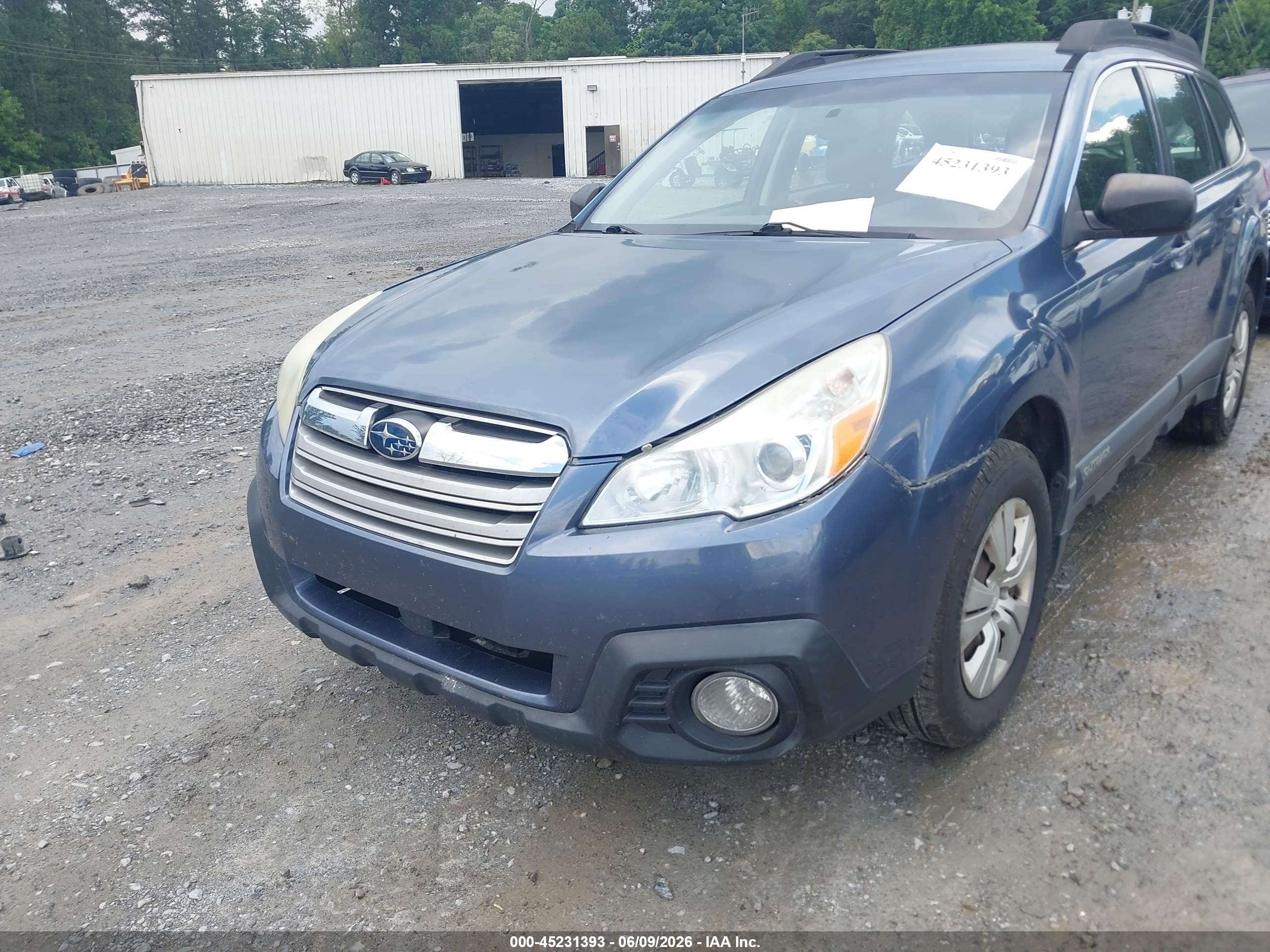 2013 Subaru Outback 2.5i Blue vin: 4S4BRCAC5D3278837