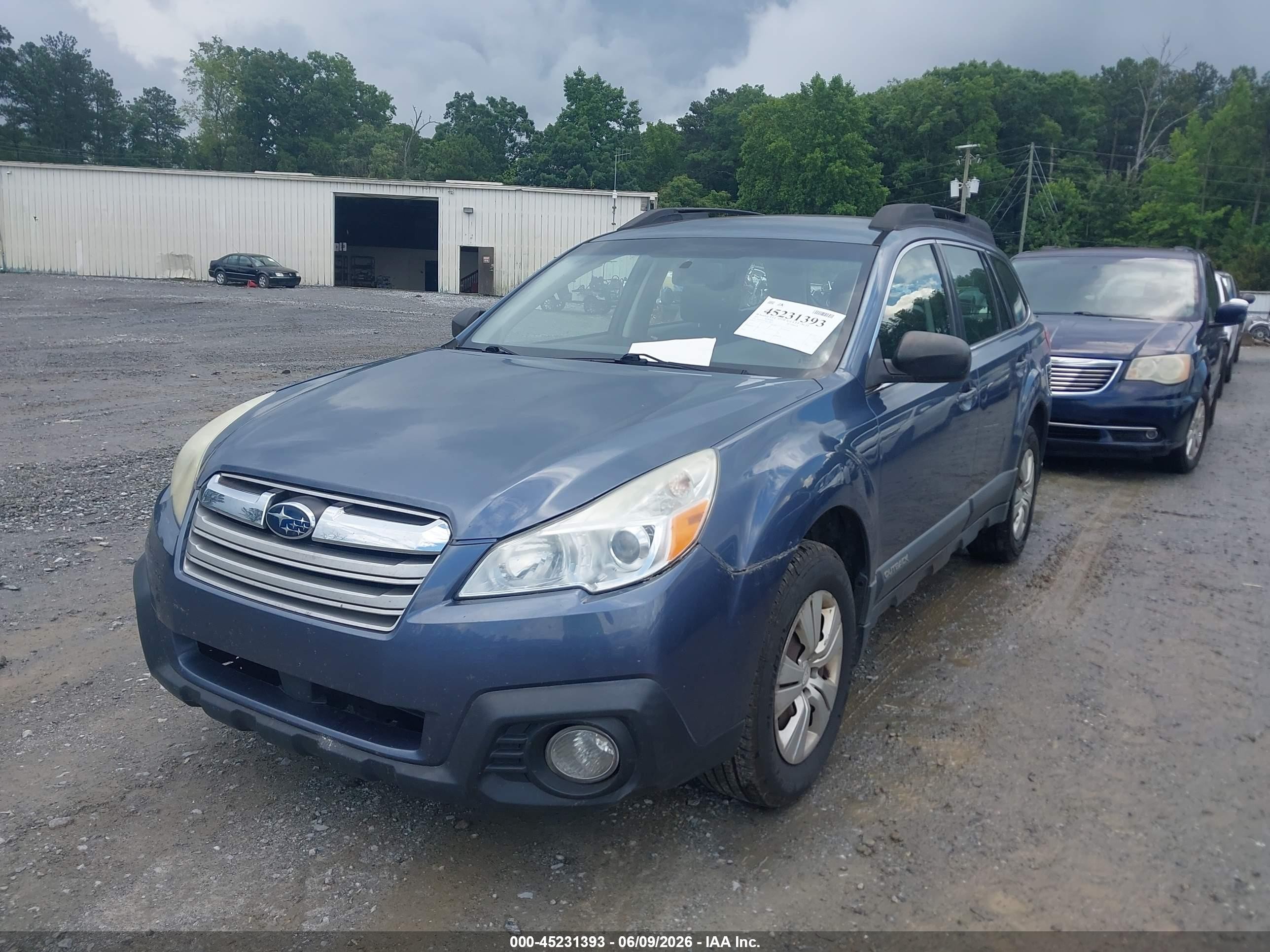 2013 Subaru Outback 2.5i Blue vin: 4S4BRCAC5D3278837