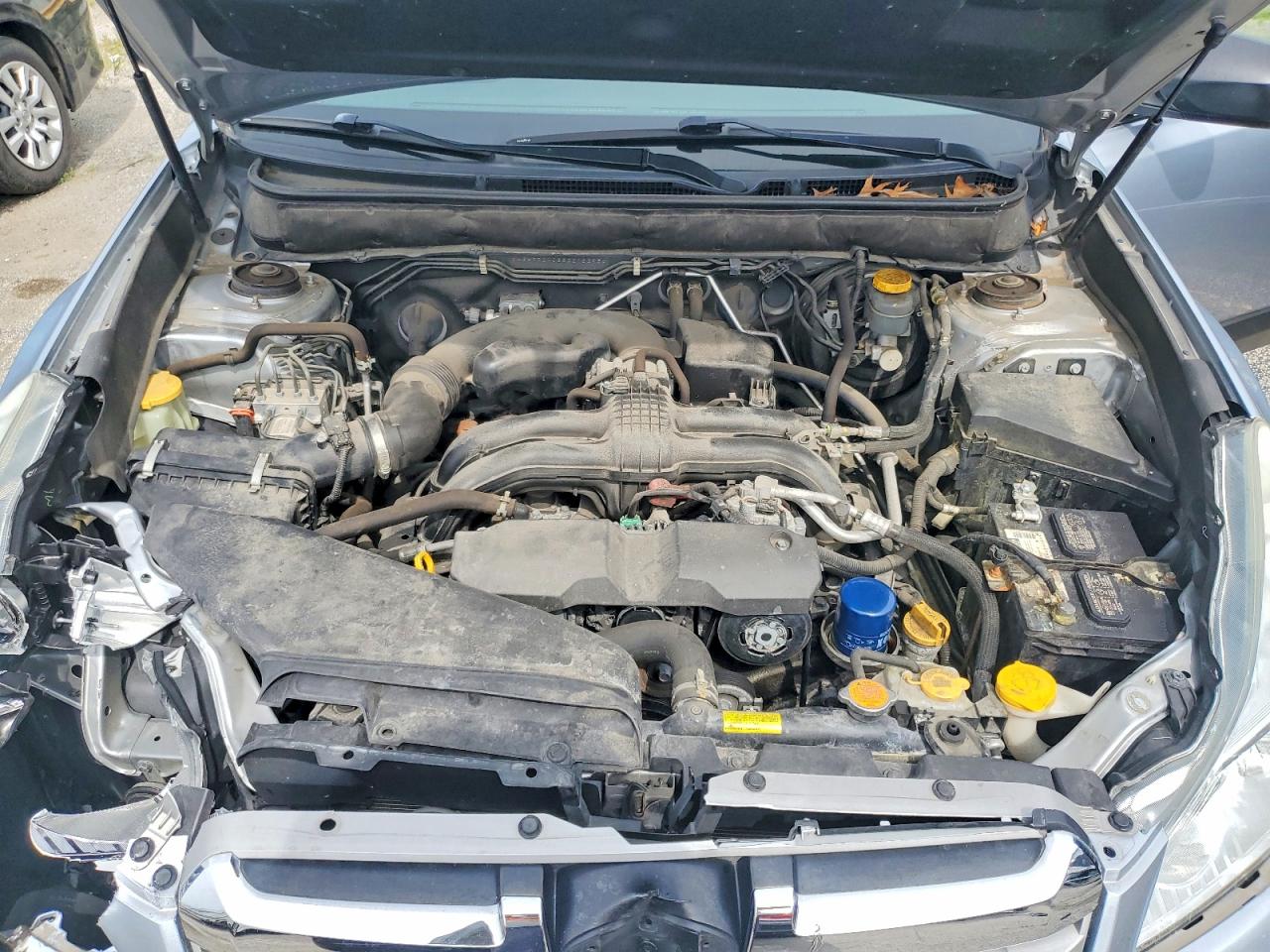 2014 Subaru Outback 2.5i Blue vin: 4S4BRCAC5E3218395