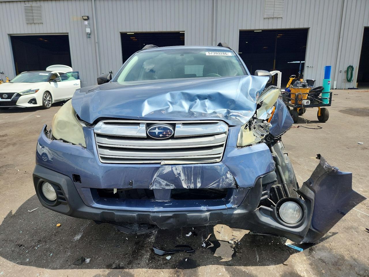 2014 Subaru Outback 2.5i Blue vin: 4S4BRCAC5E3260307