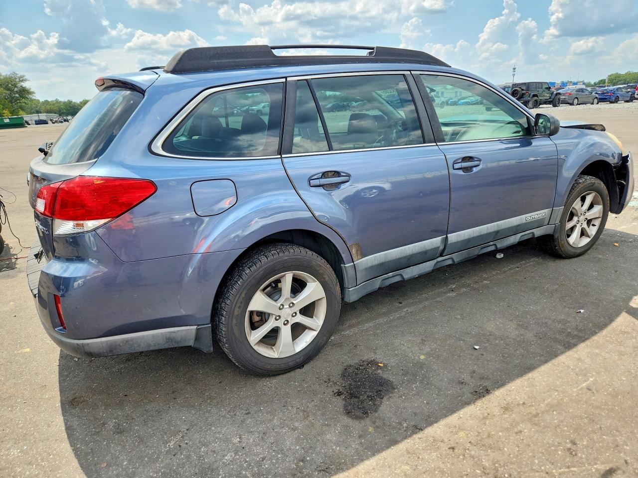 2014 Subaru Outback 2.5i Blue vin: 4S4BRCAC5E3260307