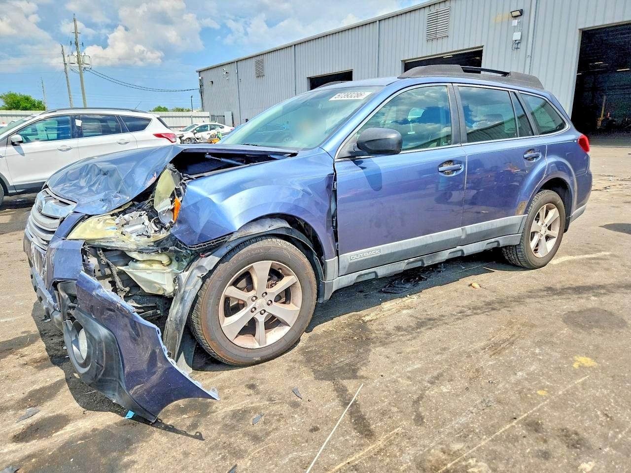 2014 Subaru Outback 2.5i Blue vin: 4S4BRCAC5E3260307
