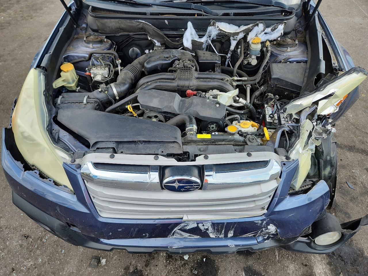 2014 Subaru Outback 2.5i Blue vin: 4S4BRCAC5E3260307