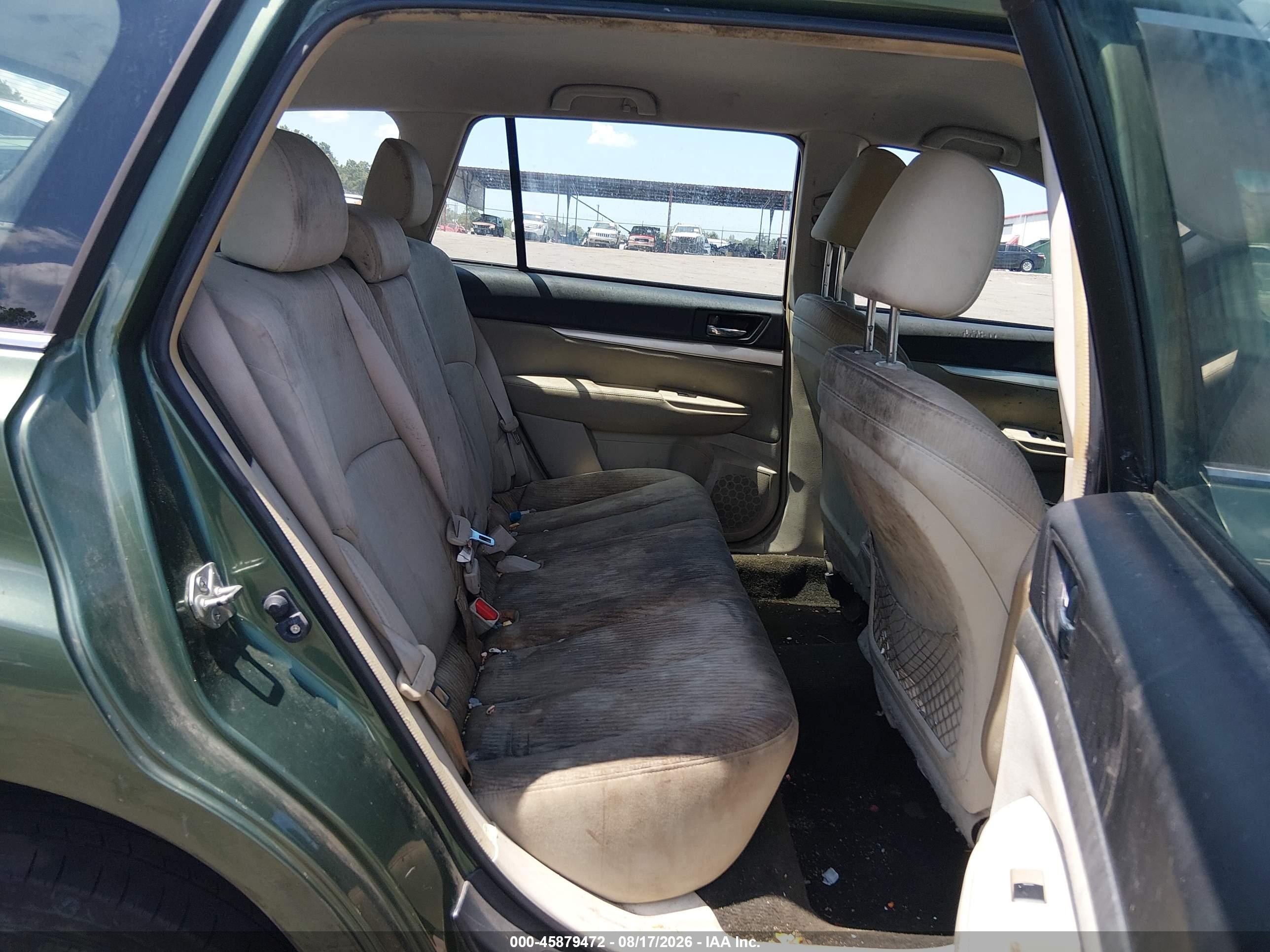 2012 Subaru Outback 2.5i Green vin: 4S4BRCAC6C3225062