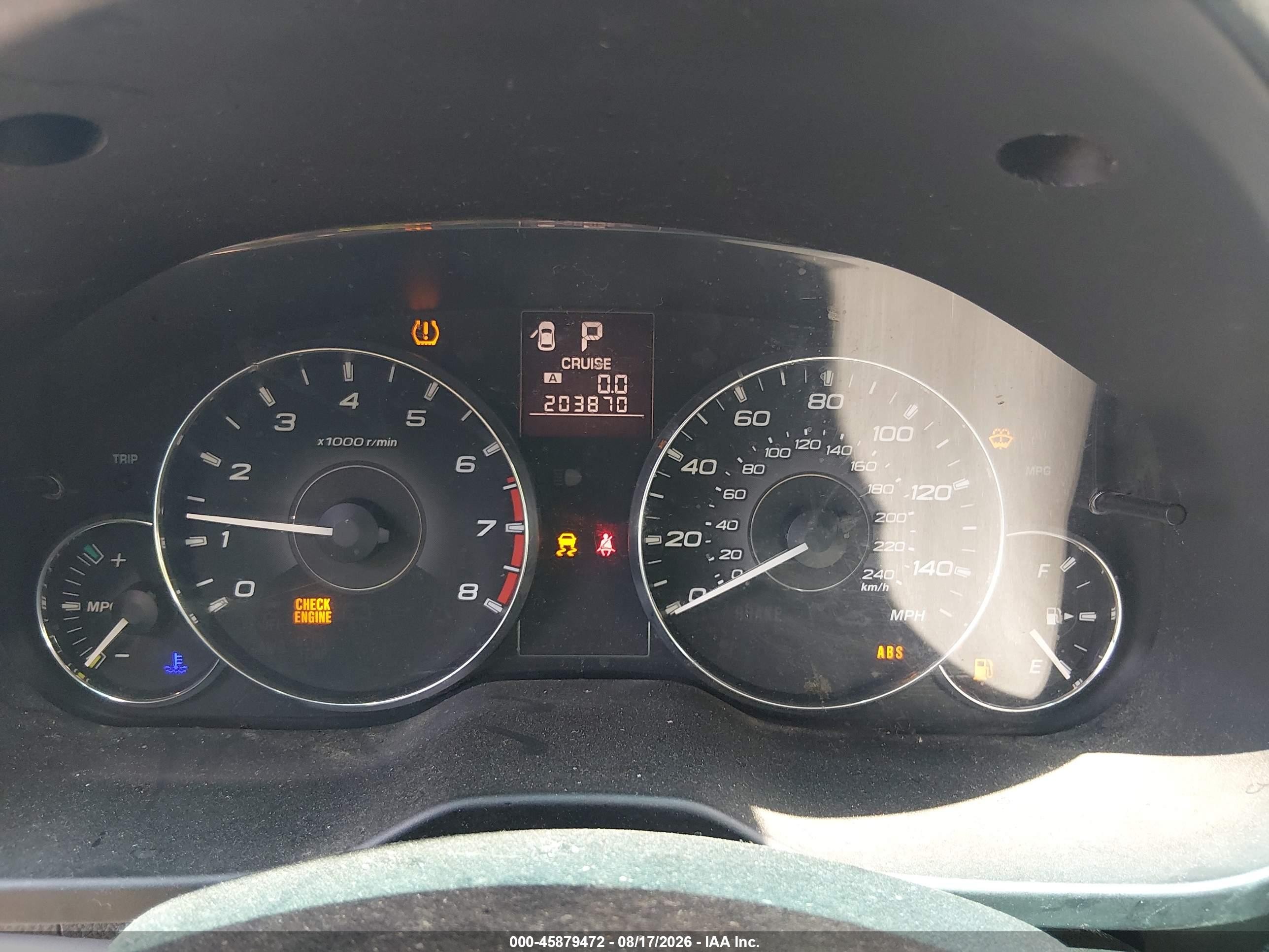 2012 Subaru Outback 2.5i Green vin: 4S4BRCAC6C3225062