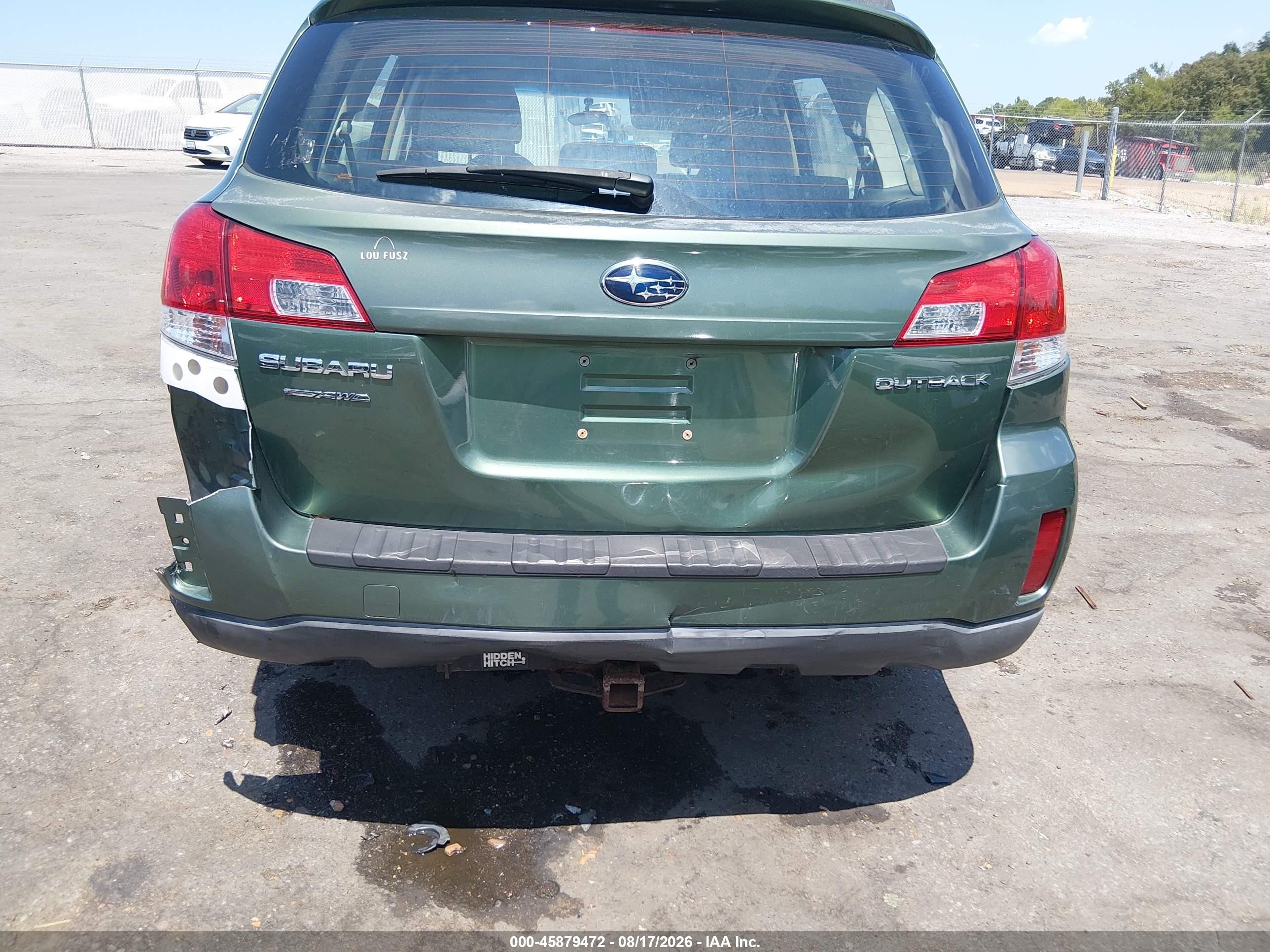 2012 Subaru Outback 2.5i Green vin: 4S4BRCAC6C3225062