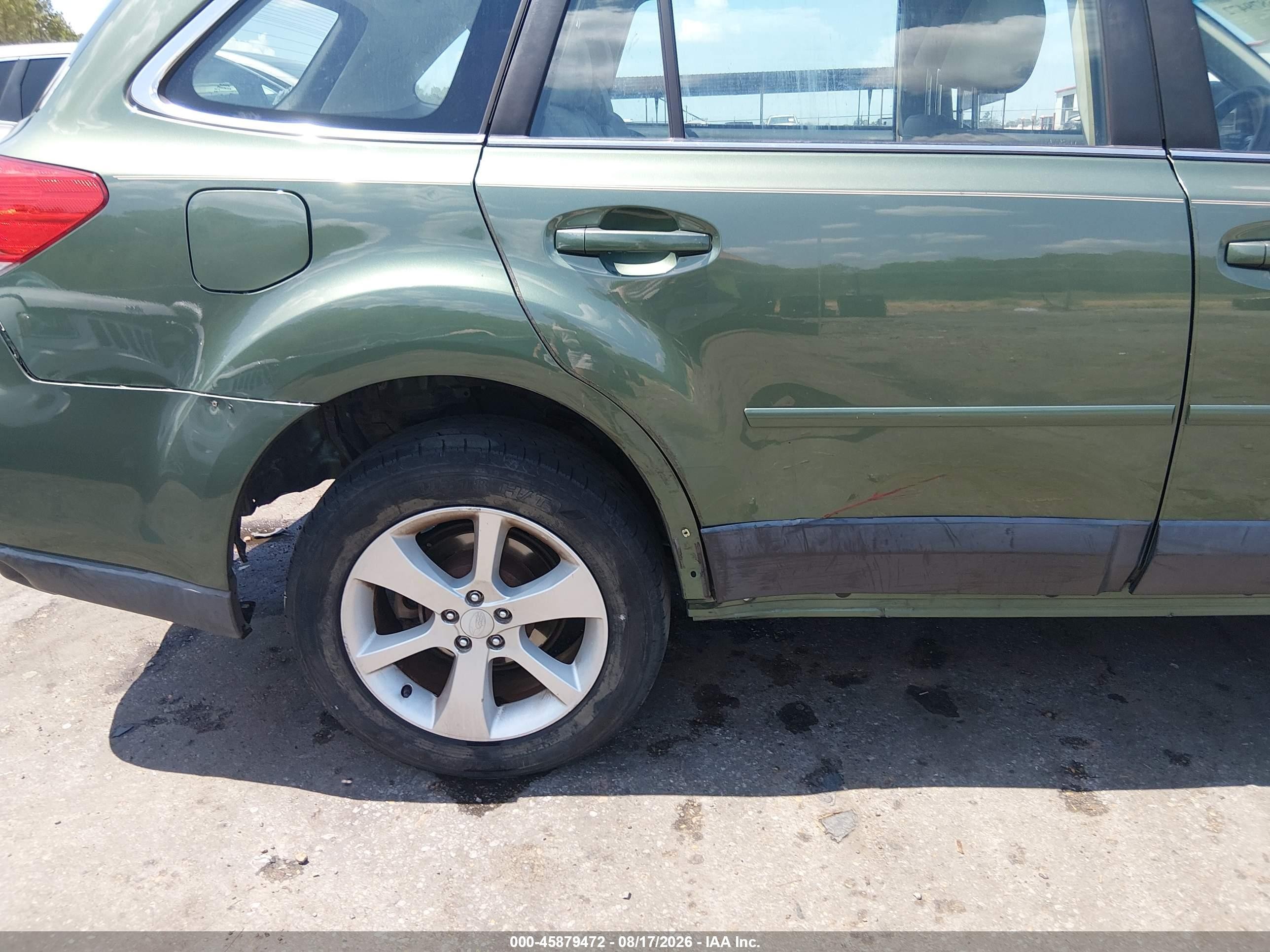 2012 Subaru Outback 2.5i Green vin: 4S4BRCAC6C3225062