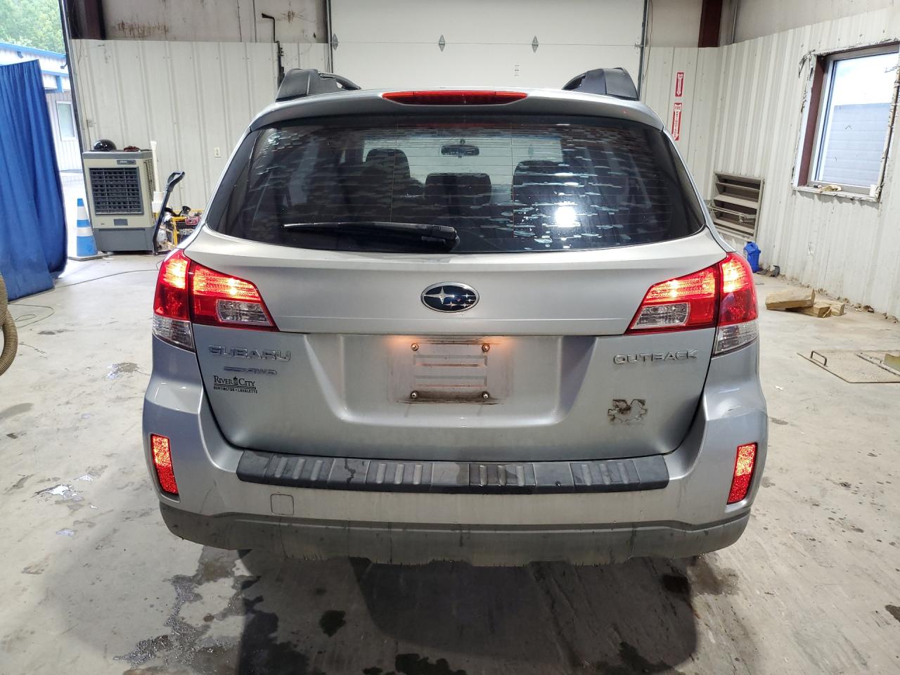 2012 Subaru Outback 2.5i Silver vin: 4S4BRCAC6C3268204 Damage: Lift Gate, De-Identify, Removal Required