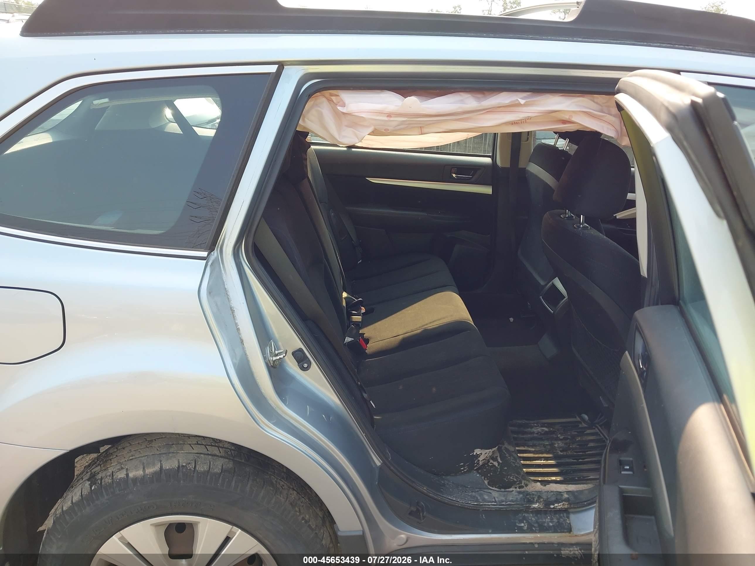 2013 Subaru Outback 2.5i Gray vin: 4S4BRCAC6D3265241