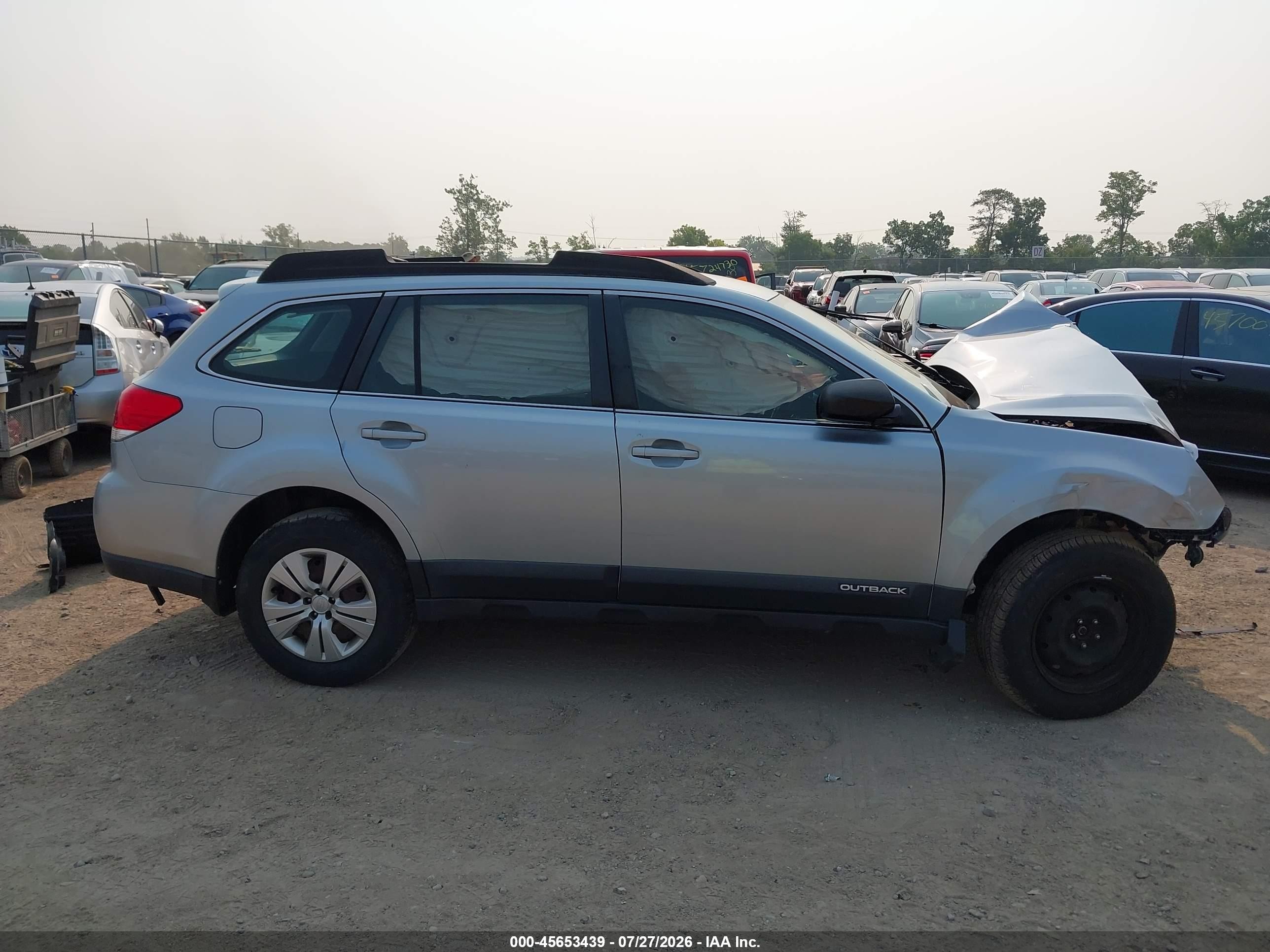 2013 Subaru Outback 2.5i Gray vin: 4S4BRCAC6D3265241