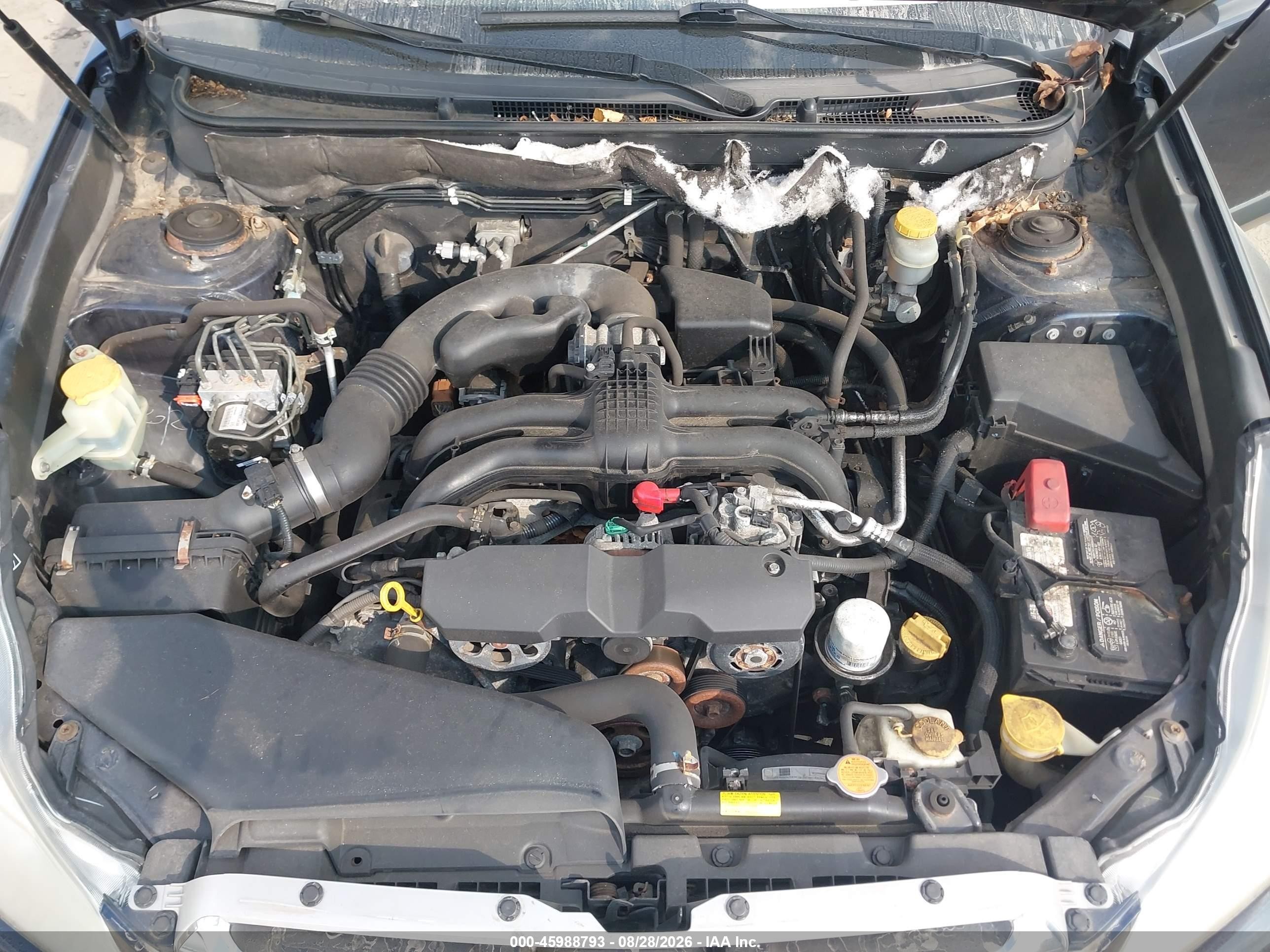 2014 Subaru Outback 2.5i Black vin: 4S4BRCAC6E3247520