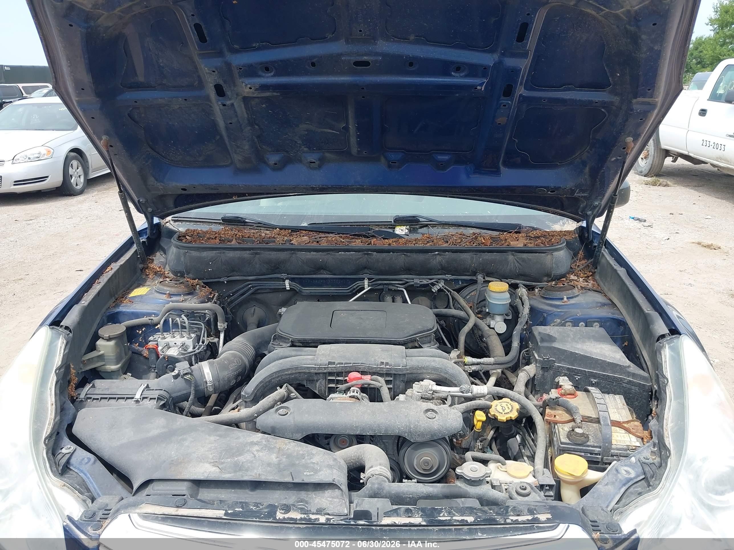 2010 Subaru Outback 2.5i Blue vin: 4S4BRCAC7A3351931
