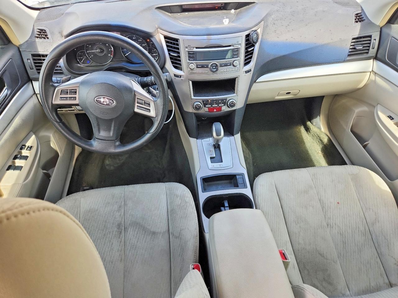 2012 Subaru Outback 2.5i White vin: 4S4BRCAC7C3242534