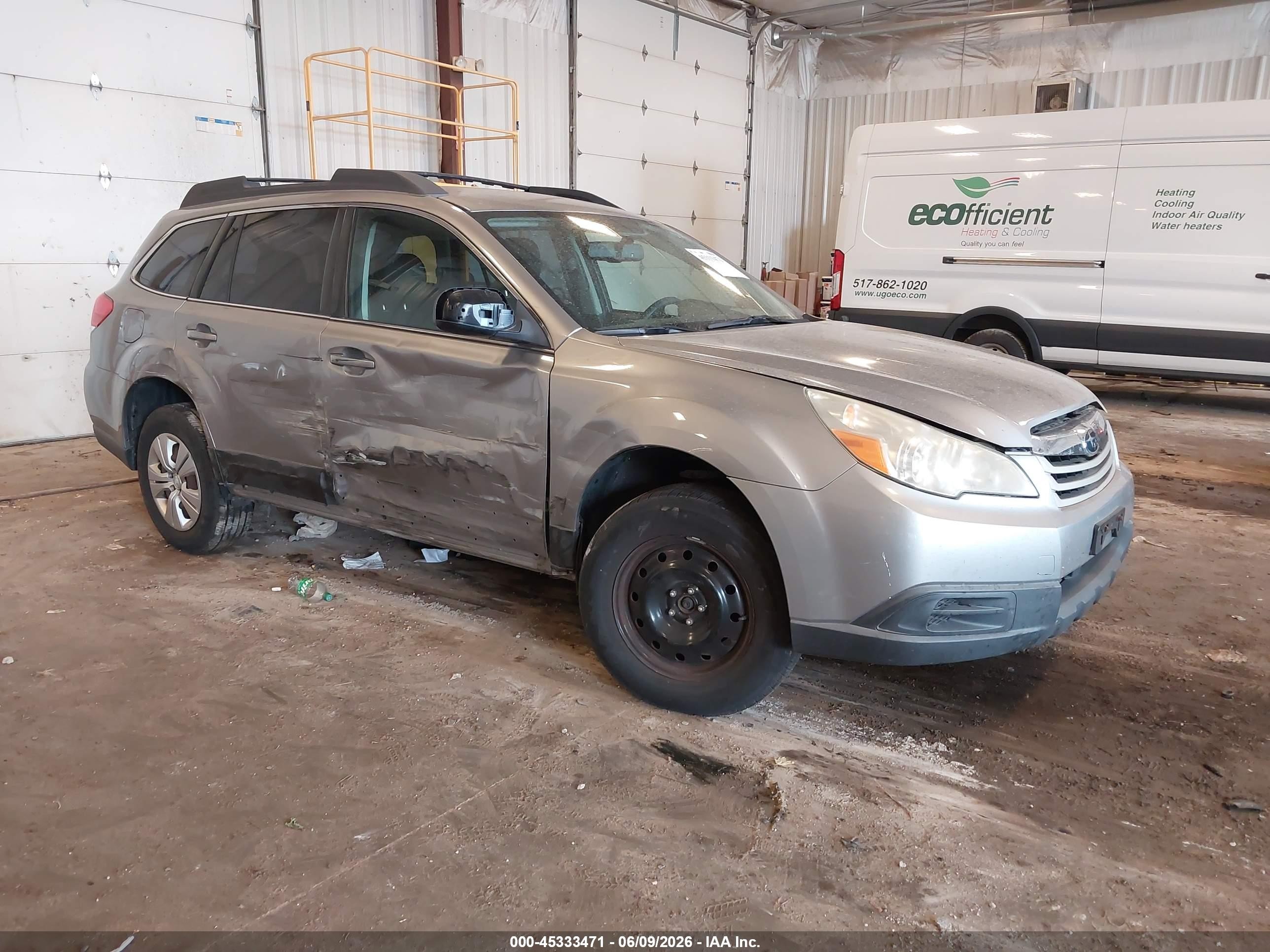 2010 Subaru Outback 2.5i Silver vin: 4S4BRCAC8A3330912