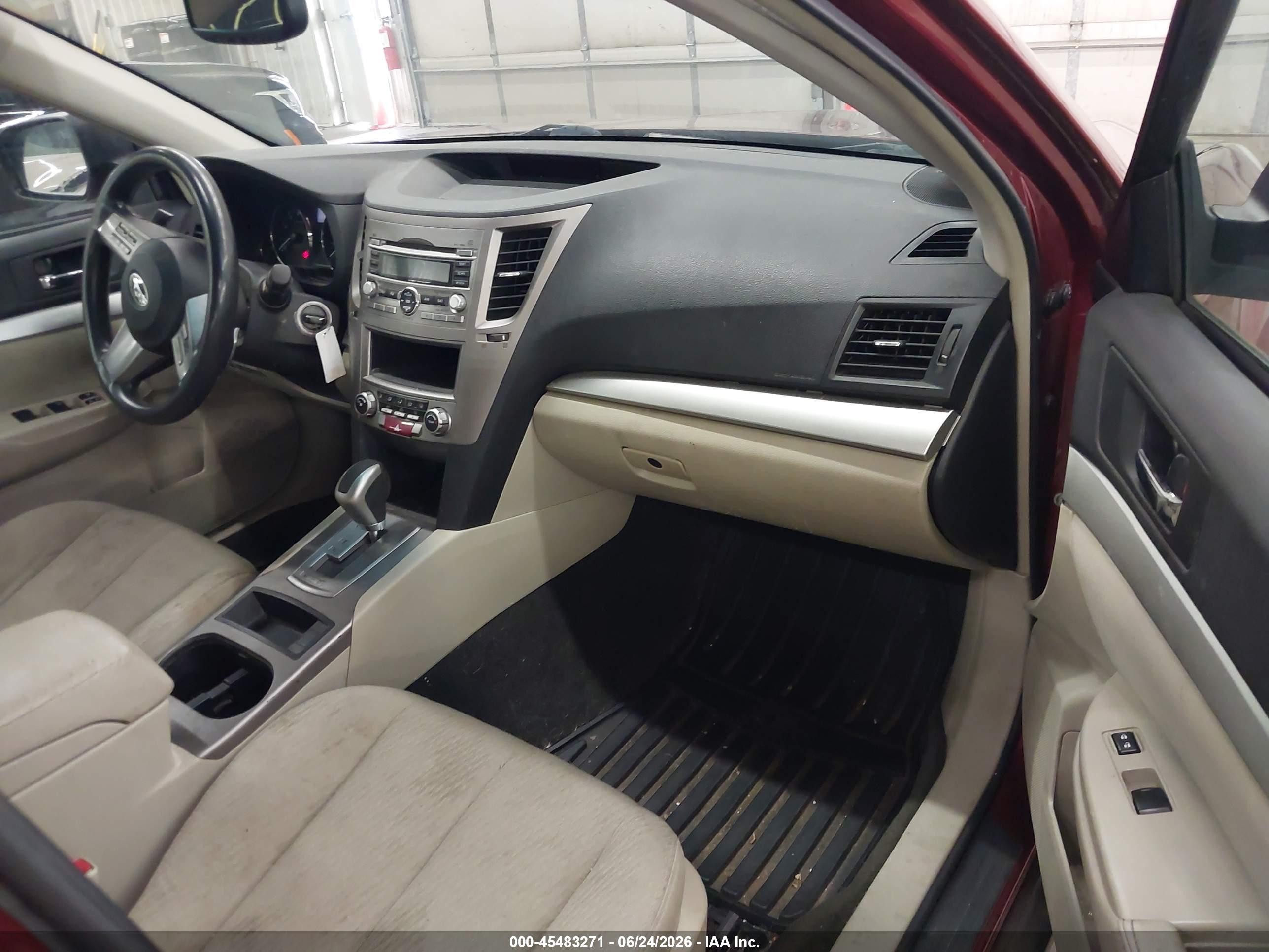 2011 Subaru Outback 2.5i Maroon vin: 4S4BRCAC8B3442496