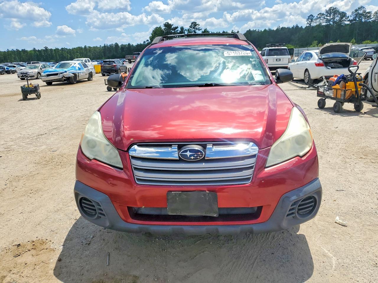 2013 Subaru Outback 2.5i Burgundy vin: 4S4BRCAC8D3240082