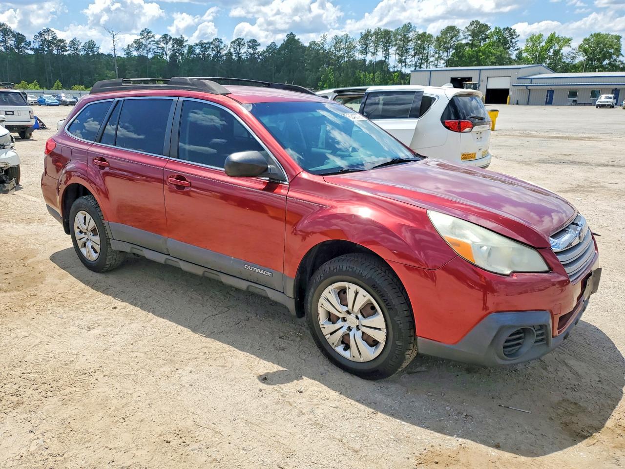 2013 Subaru Outback 2.5i Burgundy vin: 4S4BRCAC8D3240082