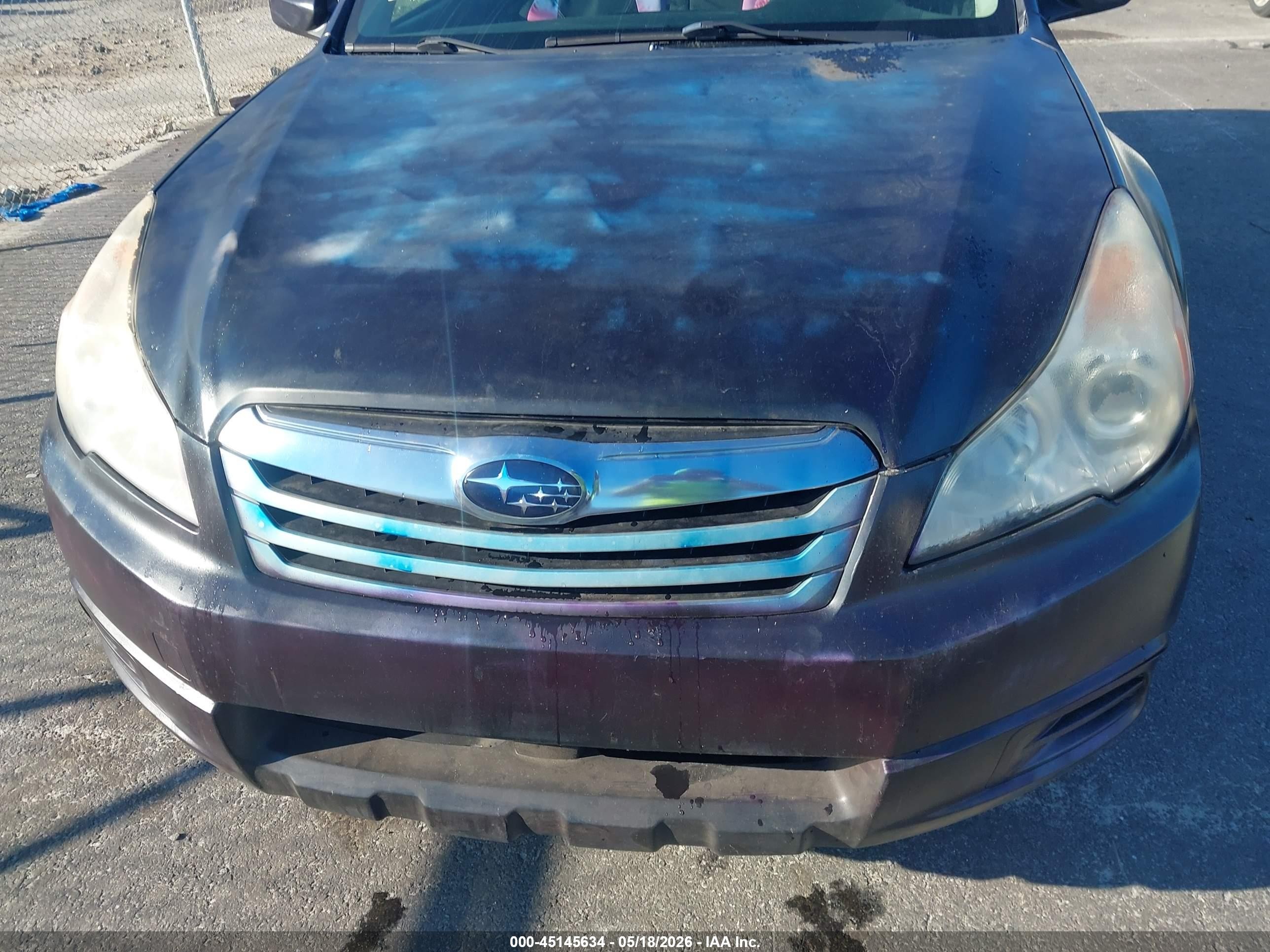 2010 Subaru Outback 2.5i Бордовый vin: 4S4BRCAC9A3362400