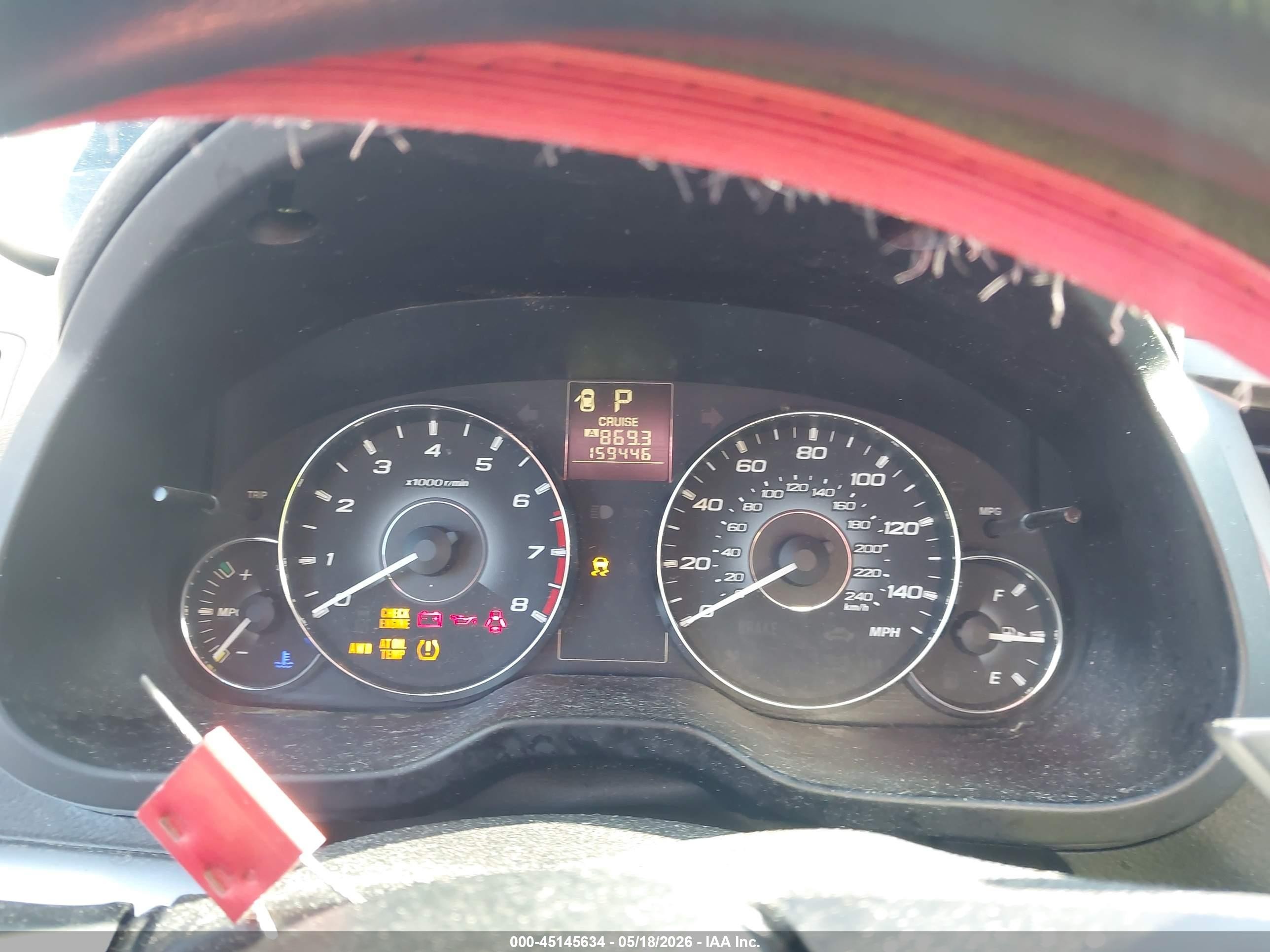 2010 Subaru Outback 2.5i Бордовый vin: 4S4BRCAC9A3362400