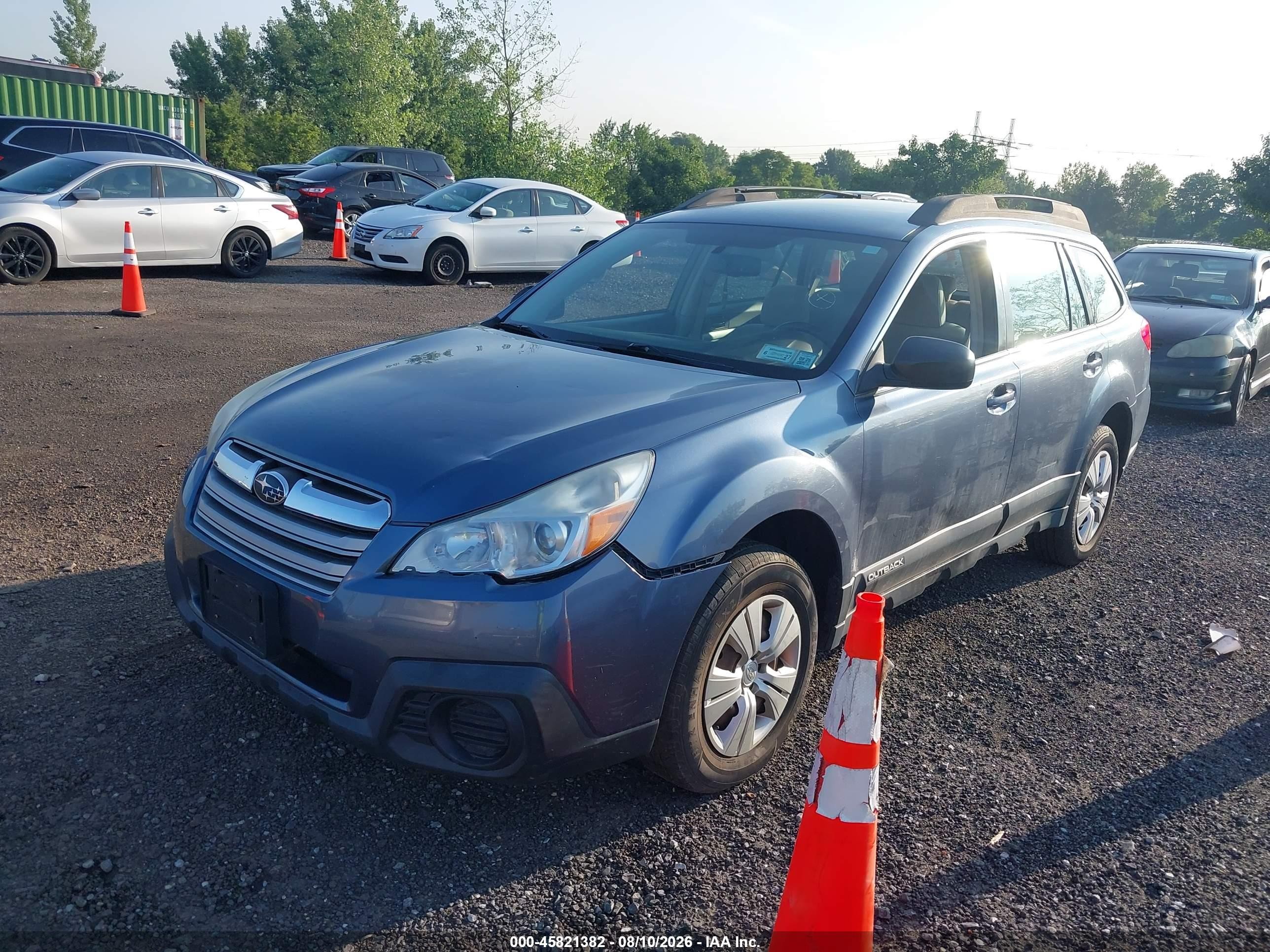 2013 Subaru Outback 2.5i Blue vin: 4S4BRCAC9D3295964