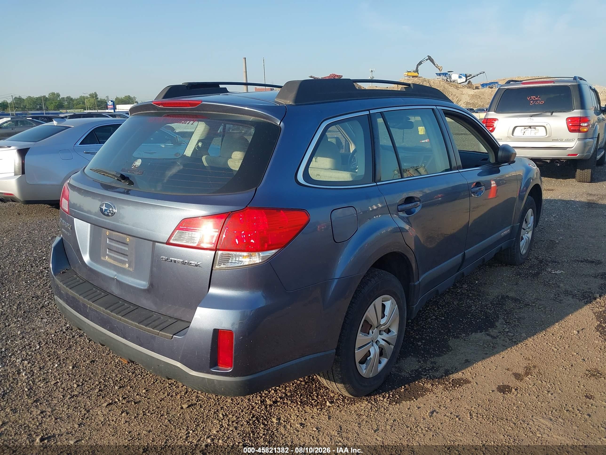 2013 Subaru Outback 2.5i Blue vin: 4S4BRCAC9D3295964