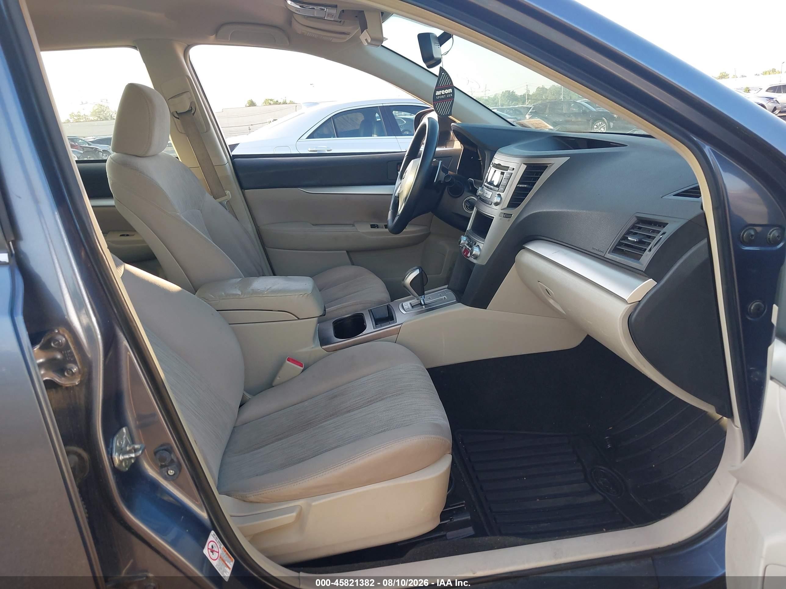 2013 Subaru Outback 2.5i Blue vin: 4S4BRCAC9D3295964