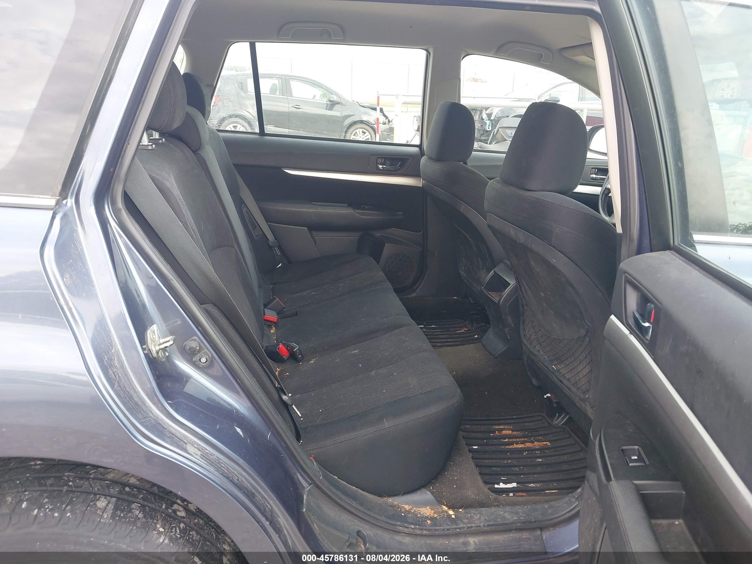 2014 Subaru Outback 2.5i Blue vin: 4S4BRCAC9E3285551