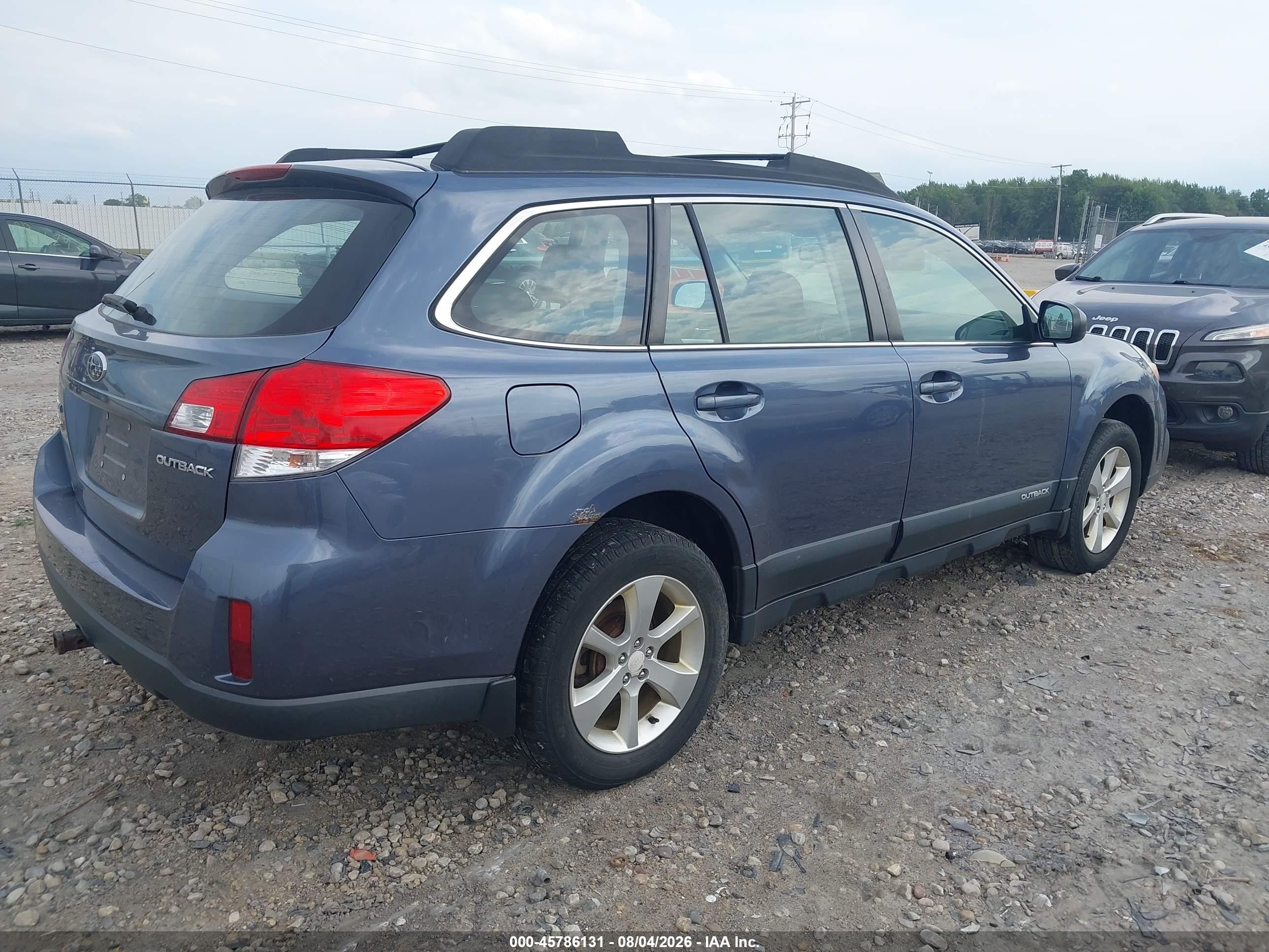2014 Subaru Outback 2.5i Blue vin: 4S4BRCAC9E3285551