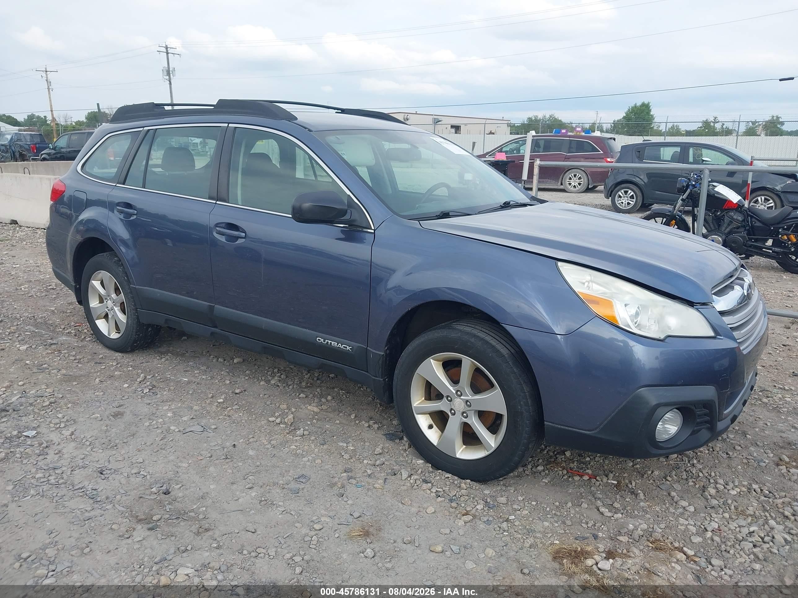 2014 Subaru Outback 2.5i Blue vin: 4S4BRCAC9E3285551