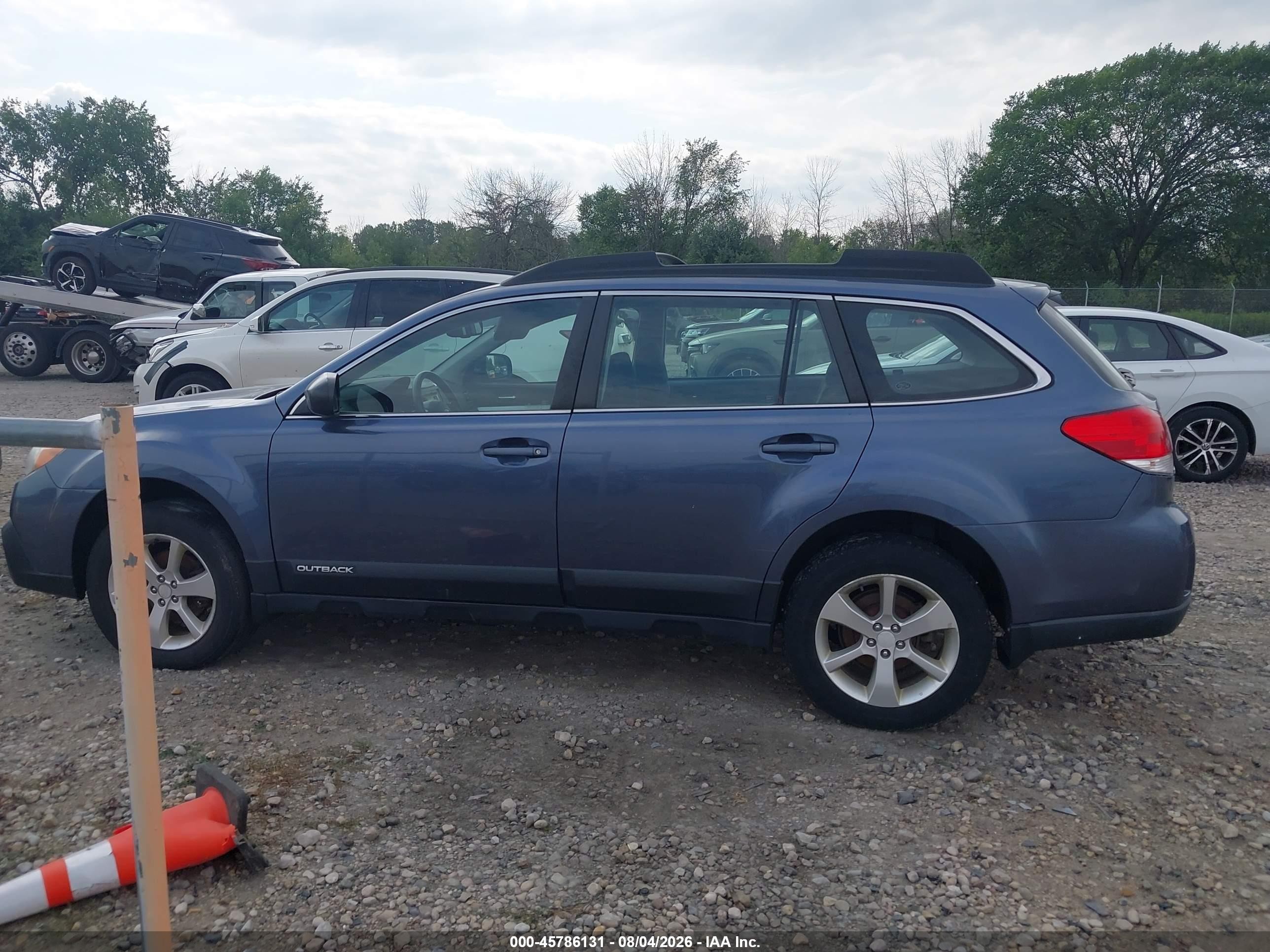 2014 Subaru Outback 2.5i Blue vin: 4S4BRCAC9E3285551